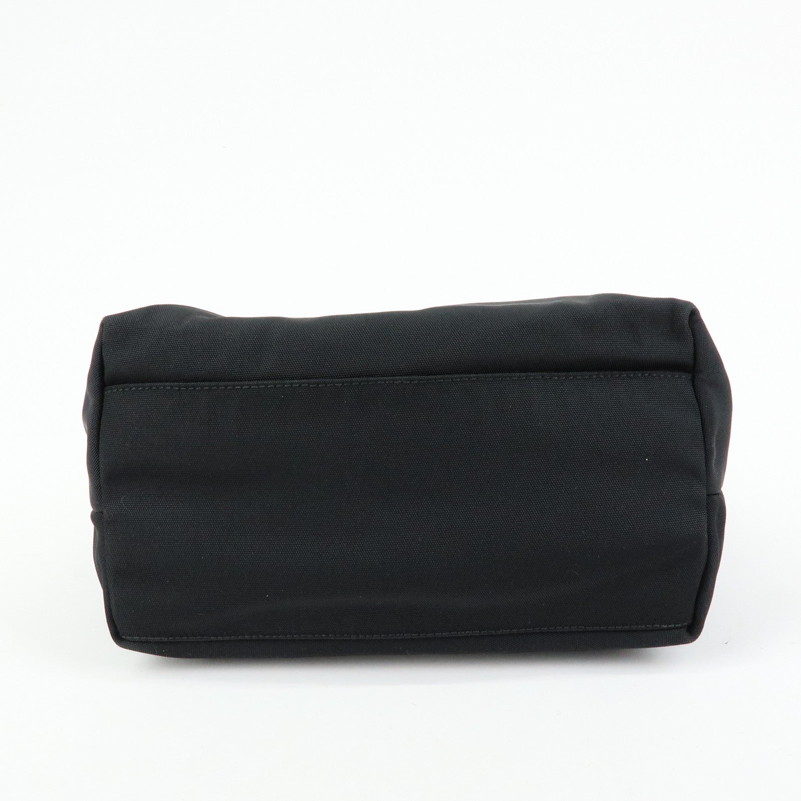 GUCCI Logo Nylon Leather Shoulder Bag Black 001・3386