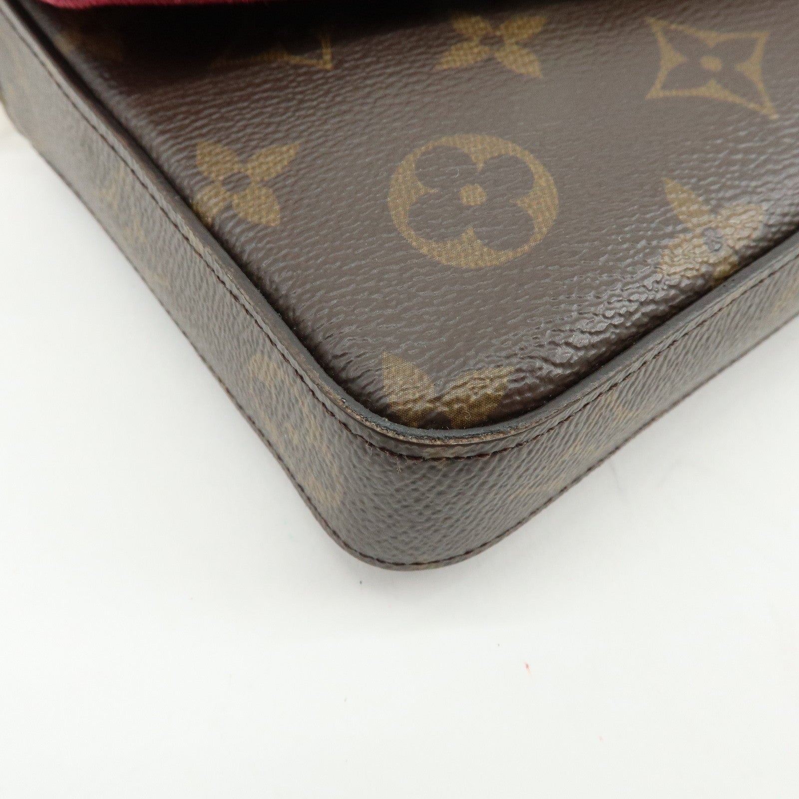 Louis Vuitton Monogram Pochette Felicie Shoulder Bag Brown M61276