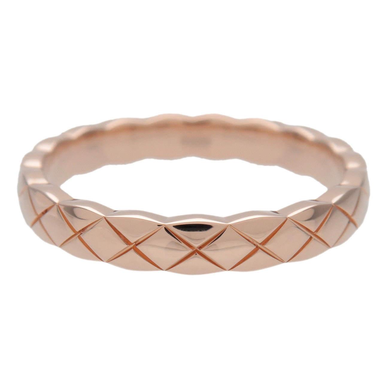 CHANEL COCO Crush Mini Ring K18 750PG Rose Gold #55 US7 J11785