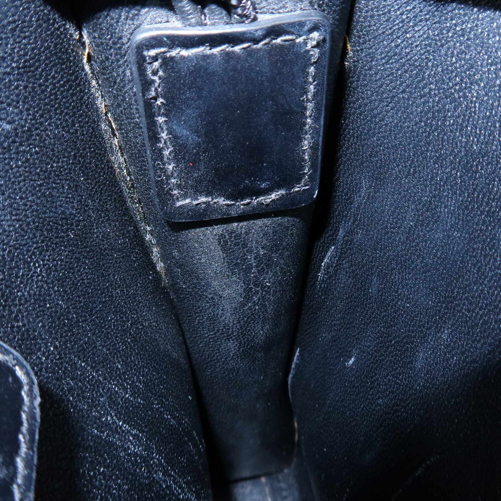 JIL SANDER Tangle Small Logo Leather Shoulder Bag Hand Bag Black