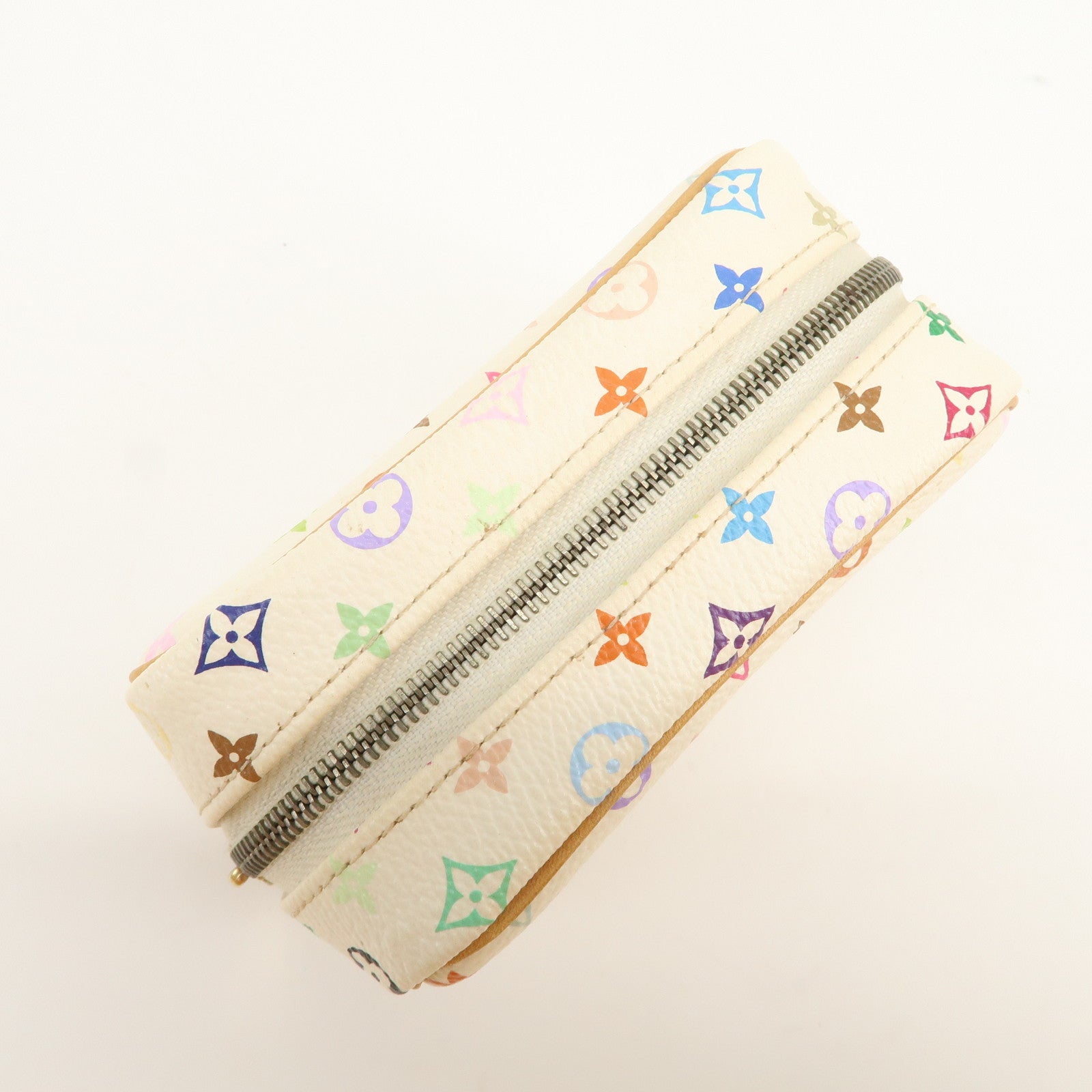 Louis Vuitton Monogram Multicolor Trousse Wapity Pouch Blanc M58033