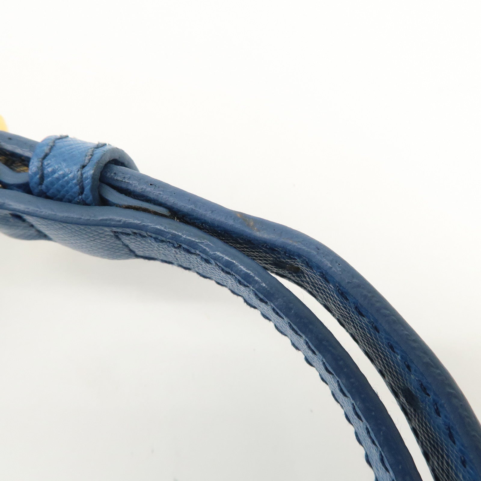 PRADA Galleria Saffiano Leather 2Way Bag Hand Bag Blue BN2274