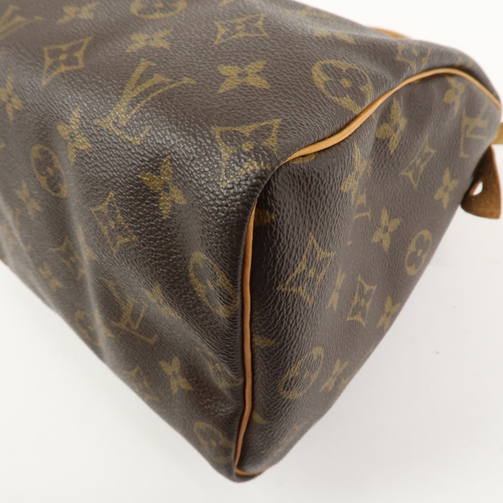 Louis Vuitton Monogram Speedy 25 Boston Bag Hand Bag Brown M41528