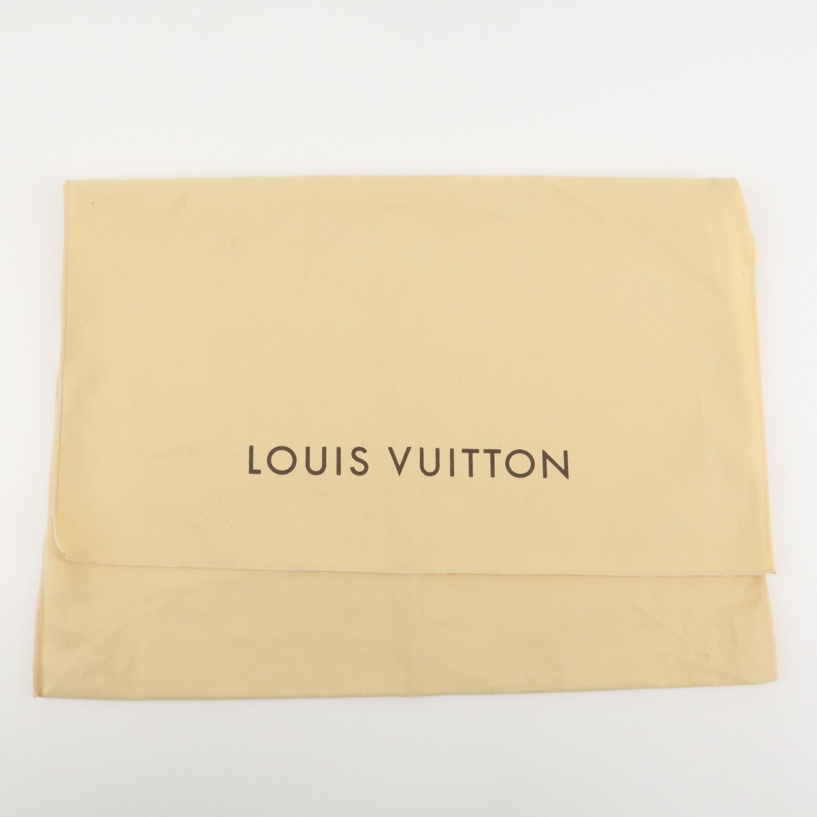 Louis Vuitton Set Of 10 Dust Bag Storage Bag Flap Style Beige Used