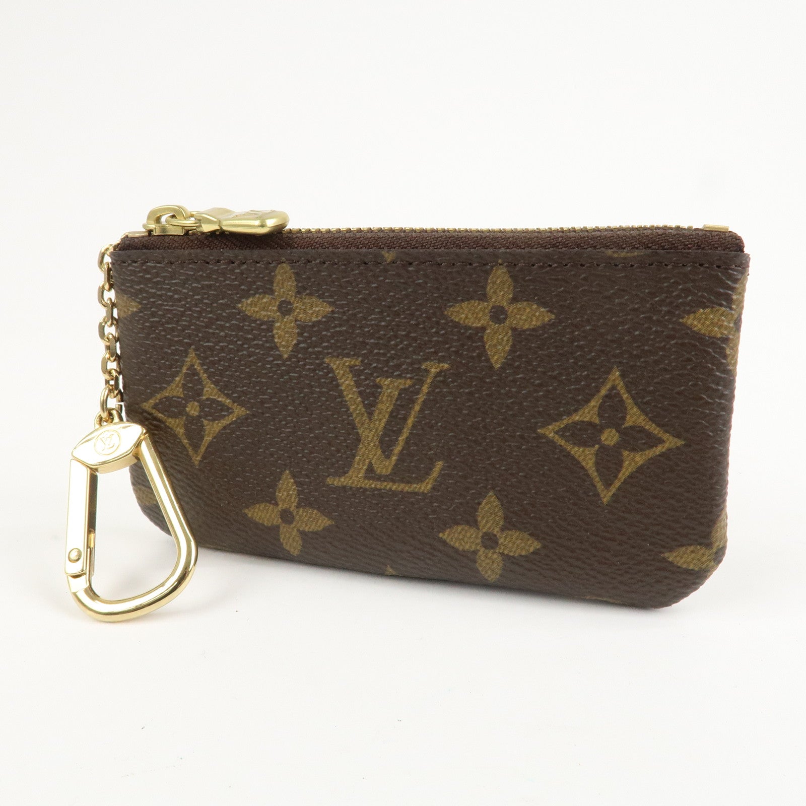 Louis Vuitton Monogram Pochette Cles Coin Case Key Case M62650
