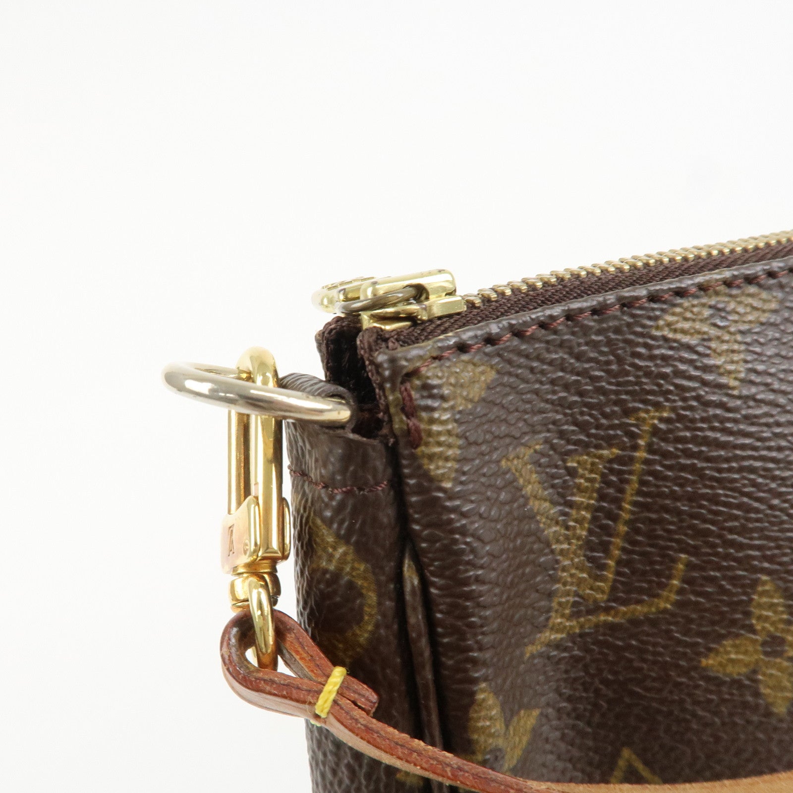 Louis Vuitton Monogram Pochette Accessoires Hand Bag M51980 Used