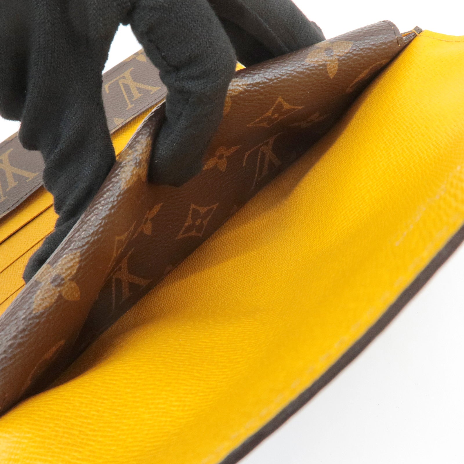 Louis Vuitton Monogram Epi Portefeuille Marie Louron Yellow M60506 Used