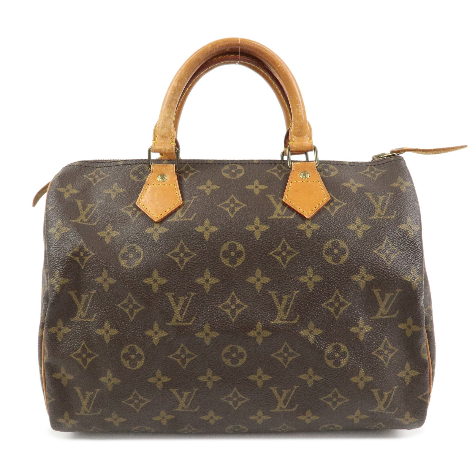 Louis Vuitton Monogram Speedy 30 Boston Bag Hand Bag Brown M41526