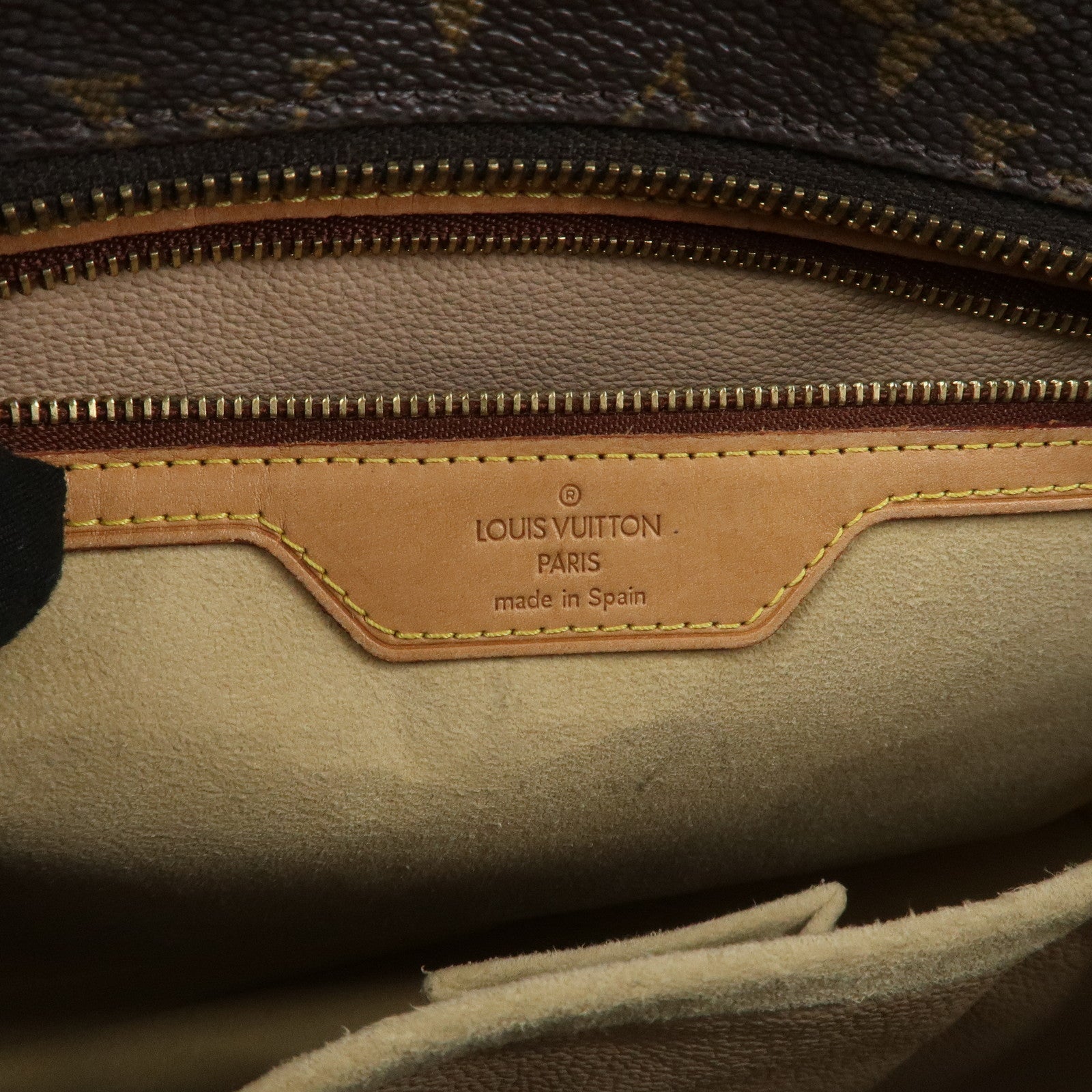 Louis Vuitton Monogram Luco Tote Bag Shoulder Bag Brown M51155