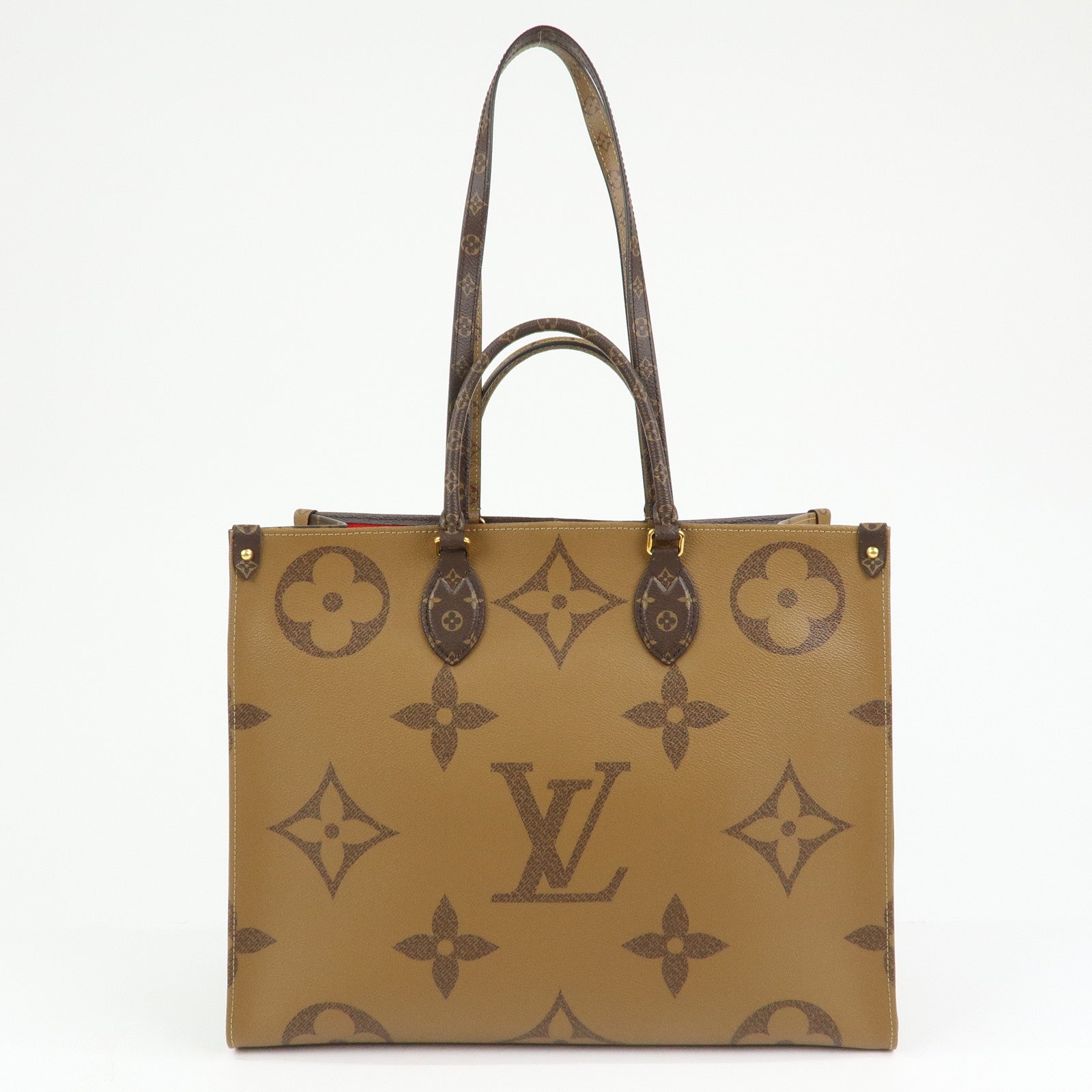 Louis Vuitton Monogram Giant Canvas On The Go MM Hand Bag M44576