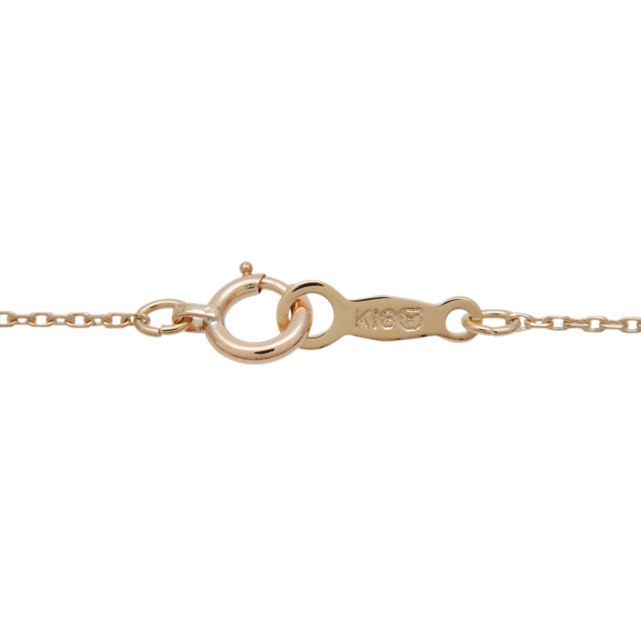 MIKIMOTO Pearl Diamond Pendant Necklace K18 750YG Yellow Gold