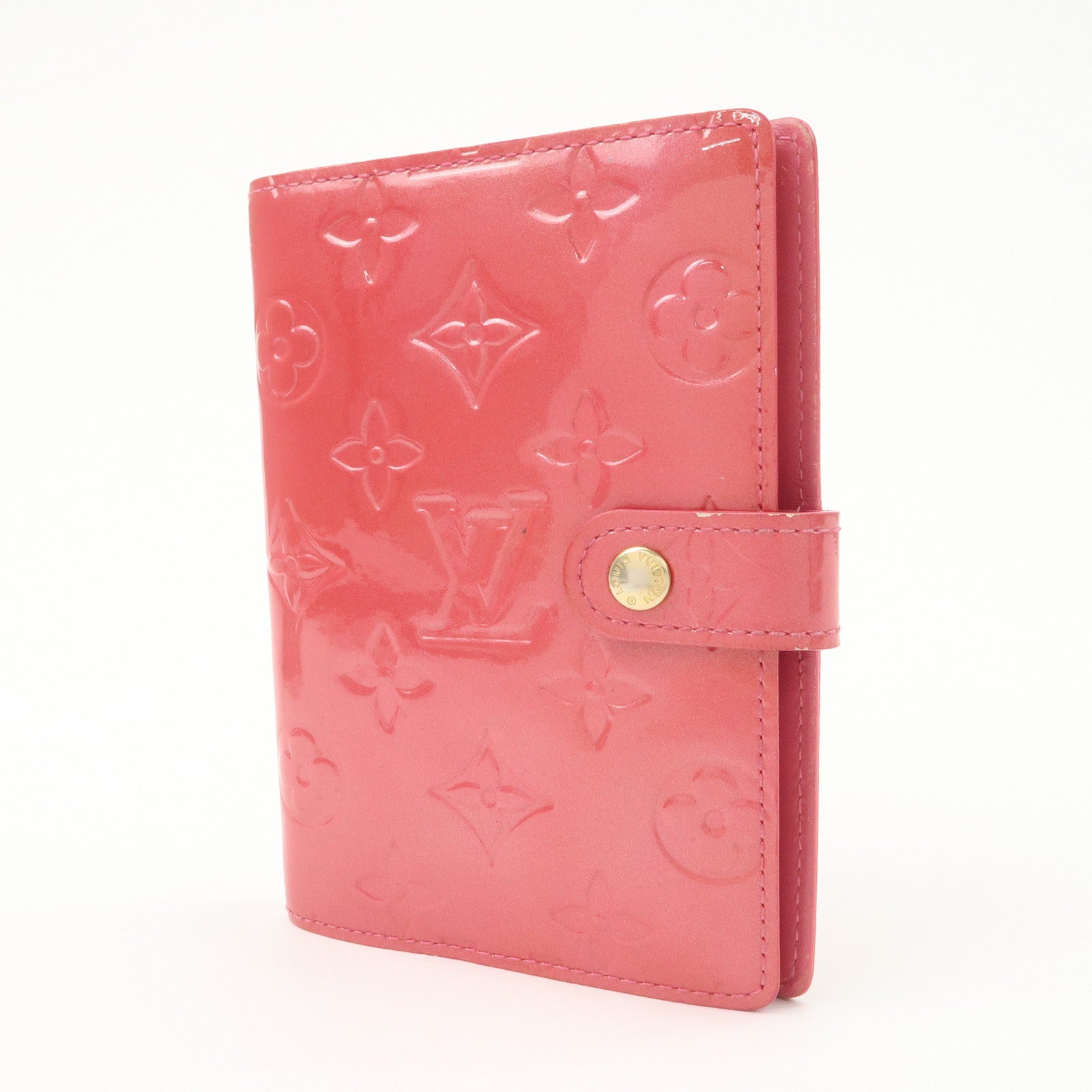 Louis Vuitton Monogram Vernis Agenda PM Planner Cover R2101F
