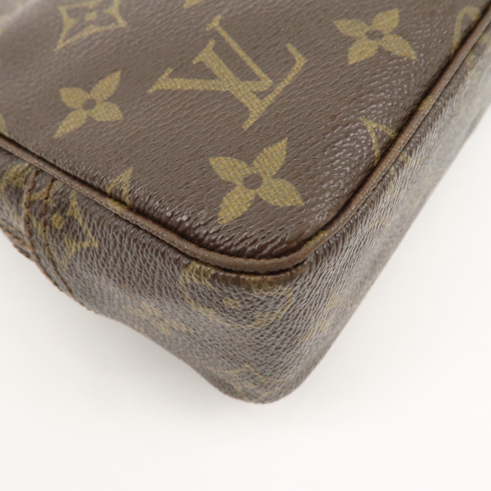 Louis Vuitton Monogram Trousse Toilette 23 Pouch Brown M47524 Used