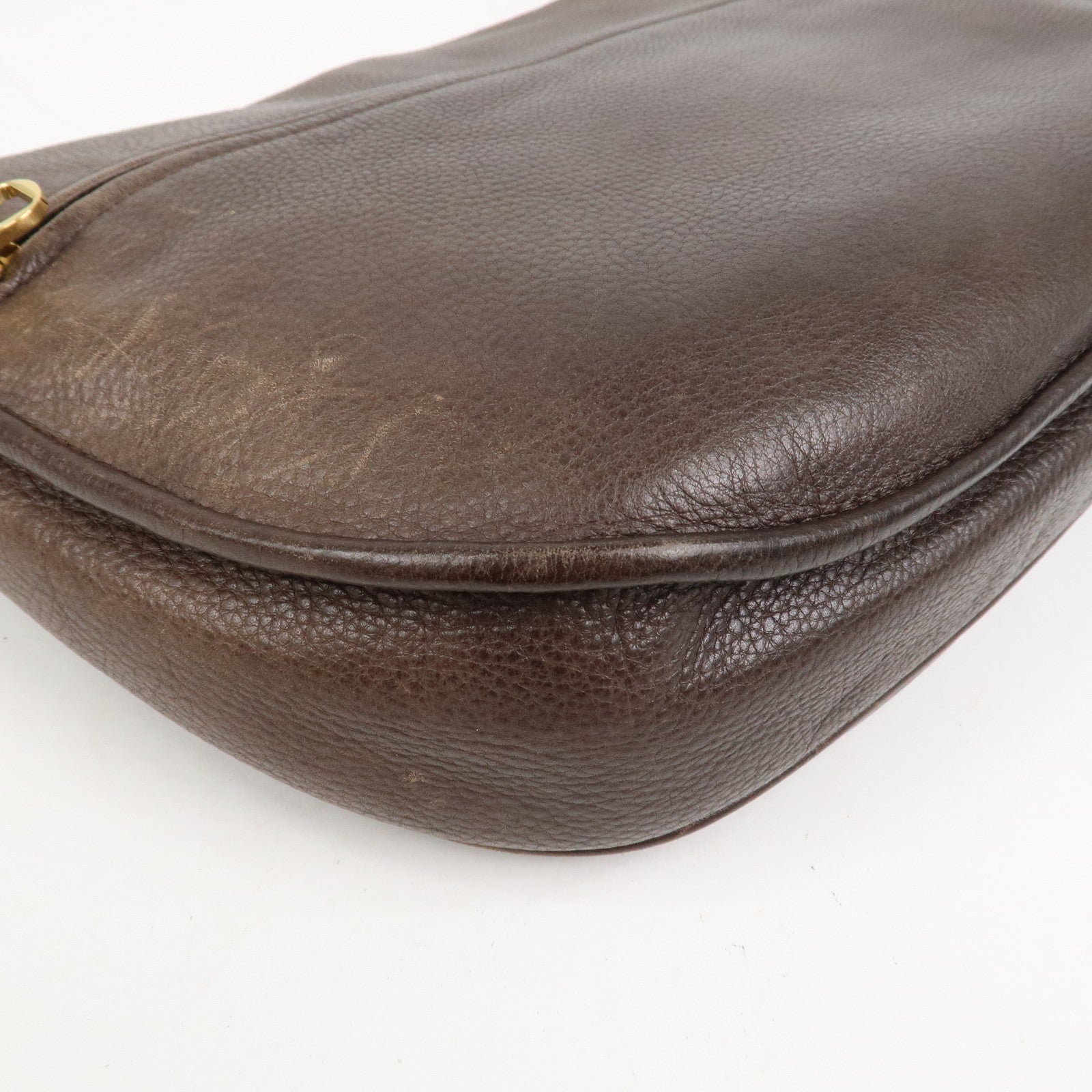 LOEWE Heritage Leather Shoulder Bag Cross Body Bag Brown