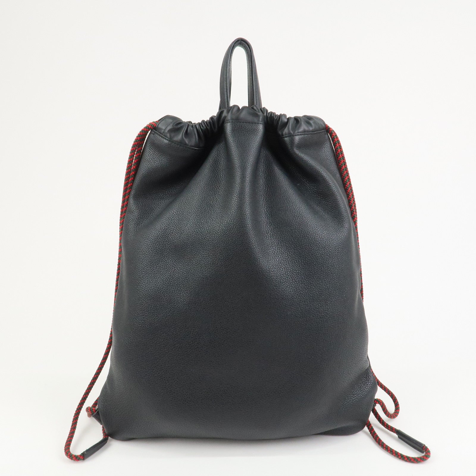 GUCCI Sherry Leather Backpack Rucksack Black 516639