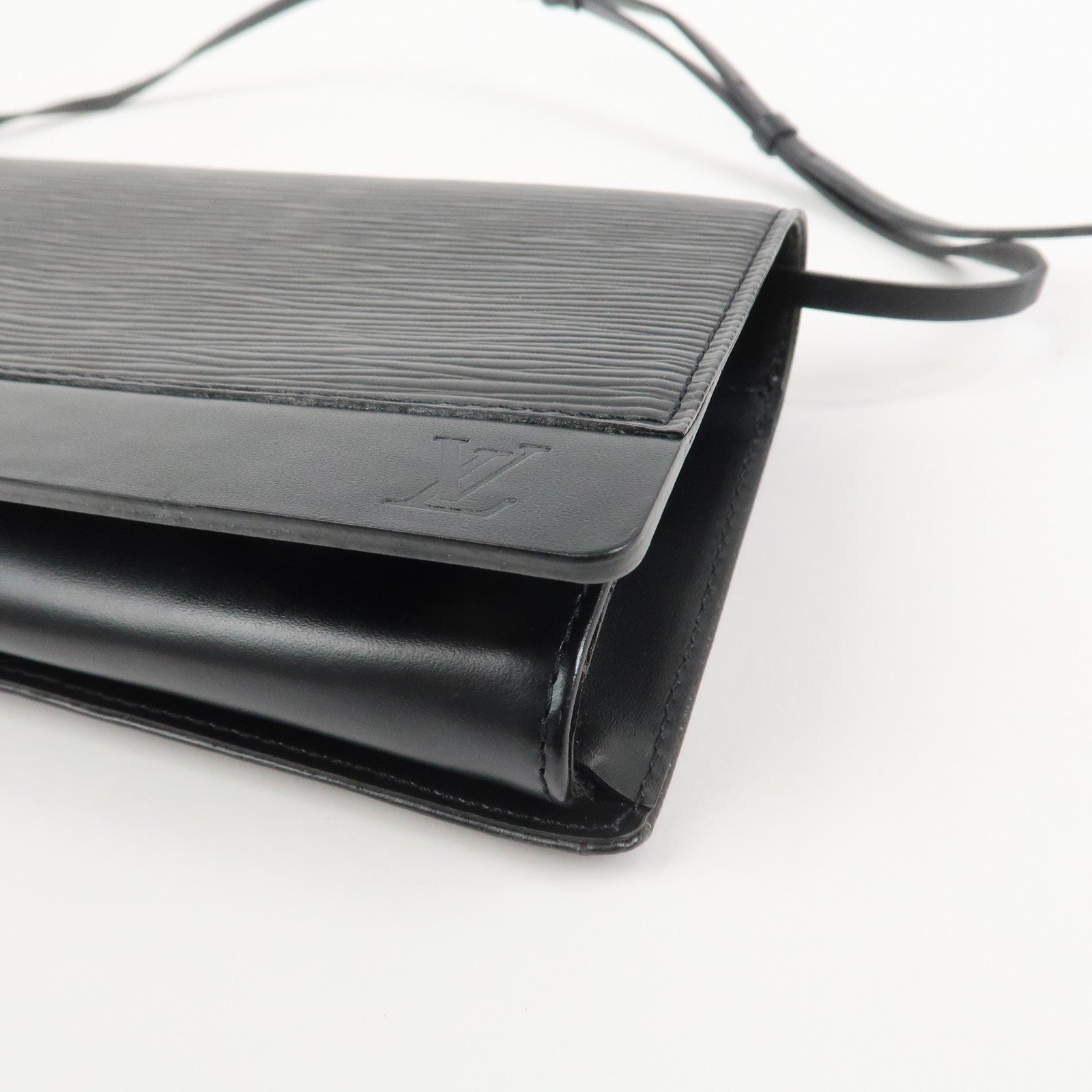 Louis Vuitton Epi Honfleur Shoulder Bag Hand Bag Noir Black M52732