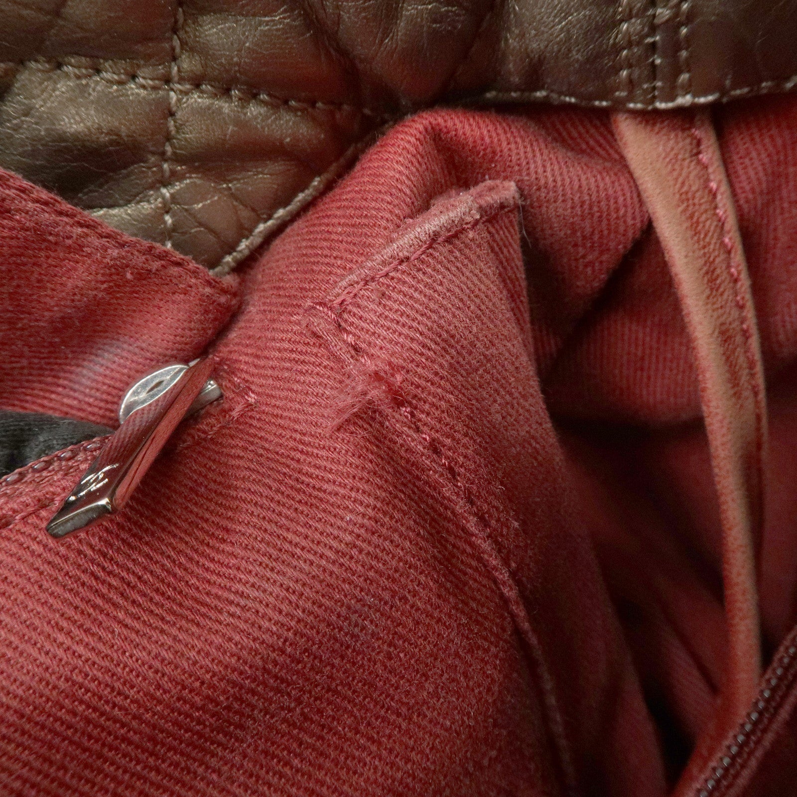 CHANEL Cambon Line Cotton Club Chain Shoulder Bag Tote Bag A34317