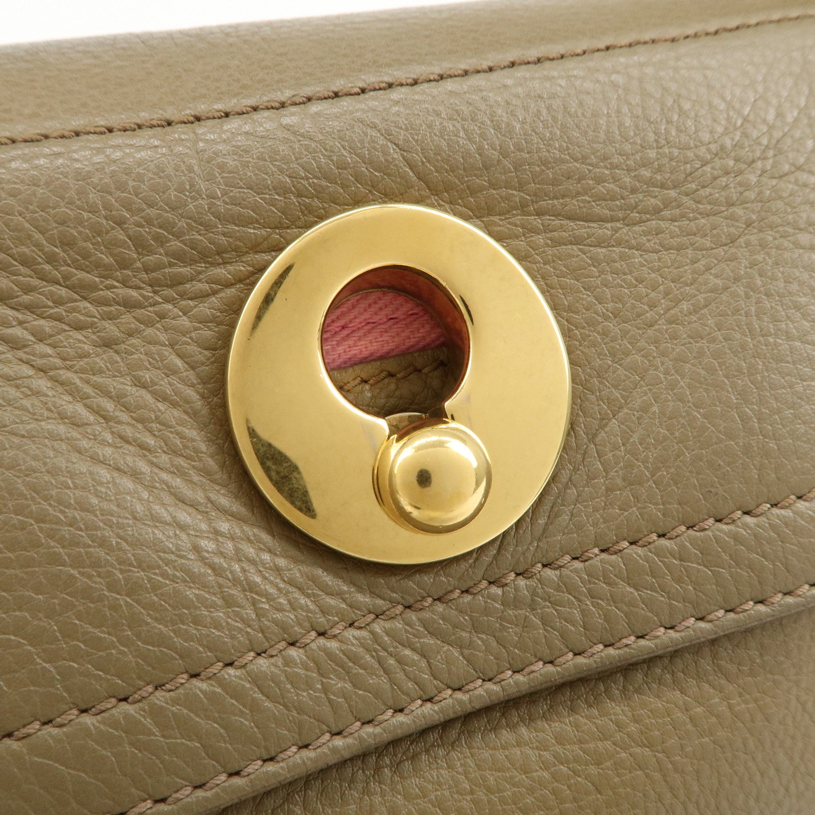SAINT LAURENT PARIS Leather Muse Two 2Way Bag Hand Bag 368229