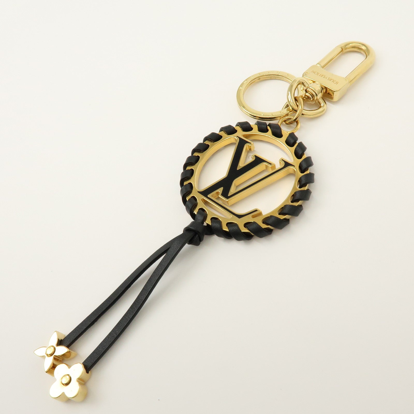 Louis Vuitton Porte Cles Very LV Circle Bag Charm Black M63082