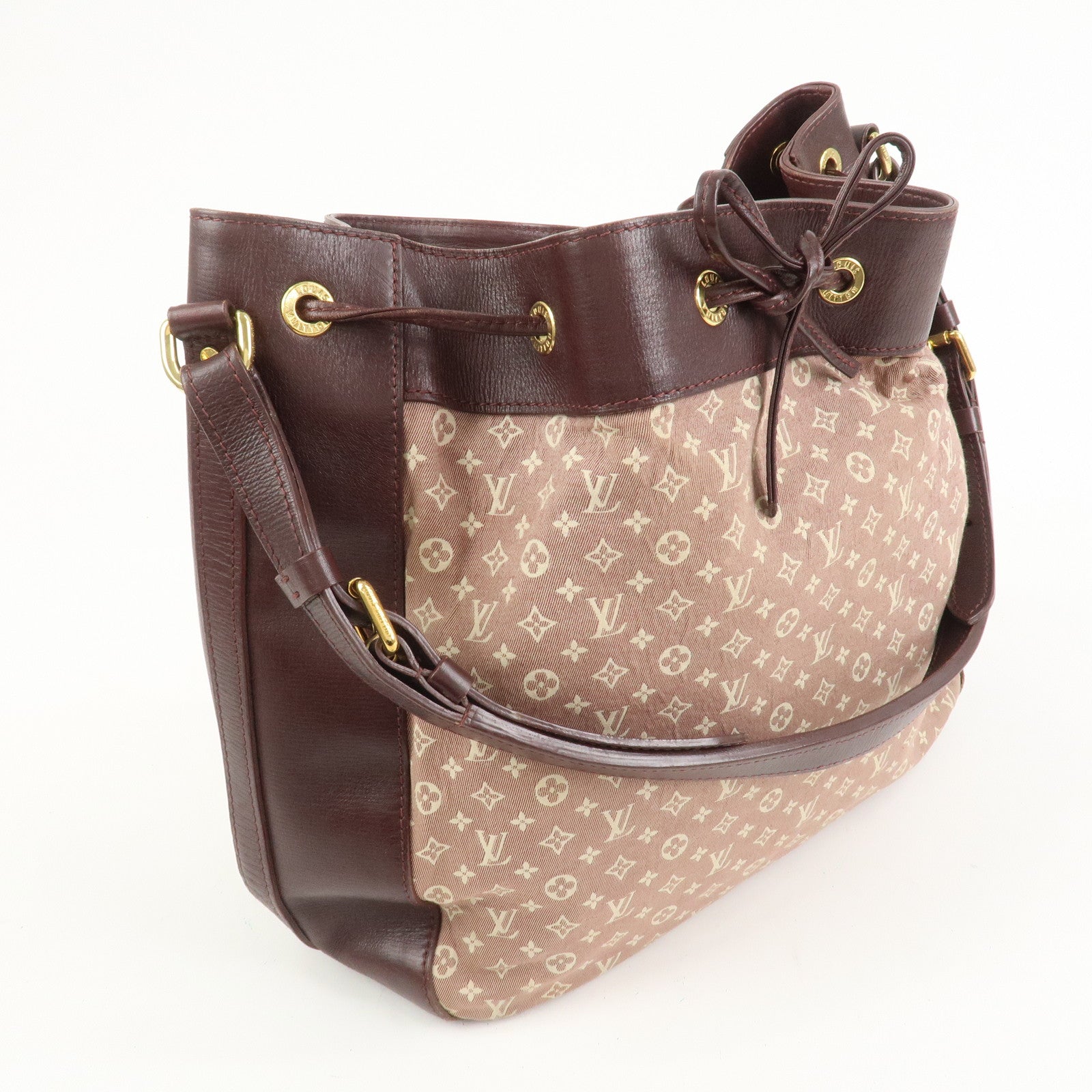 Louis Vuitton Monogram Idylle Noe Shoulder Bag Sepia Black M40672