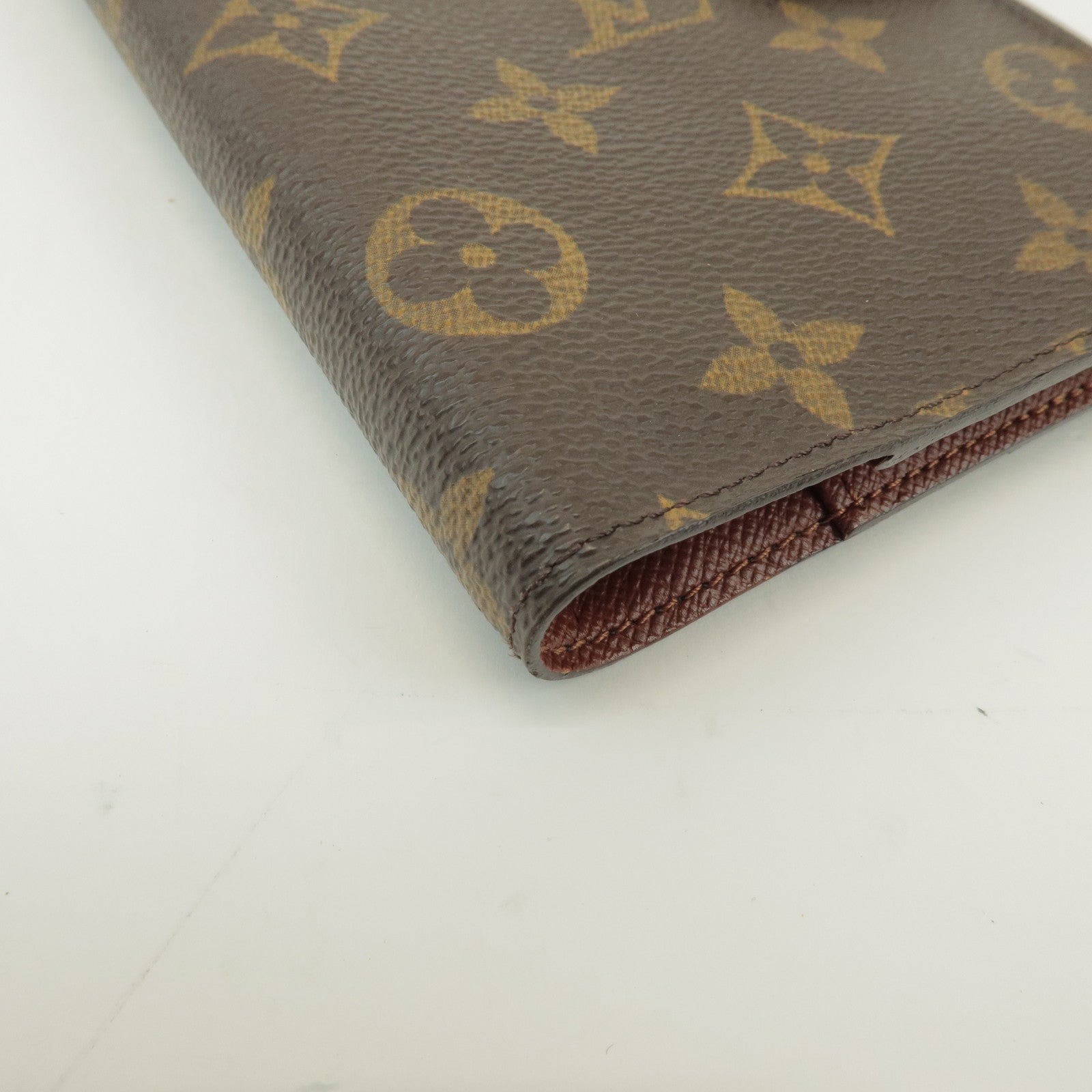 Louis Vuitton Monogram Agenda PM Planner Cover Brown R20005