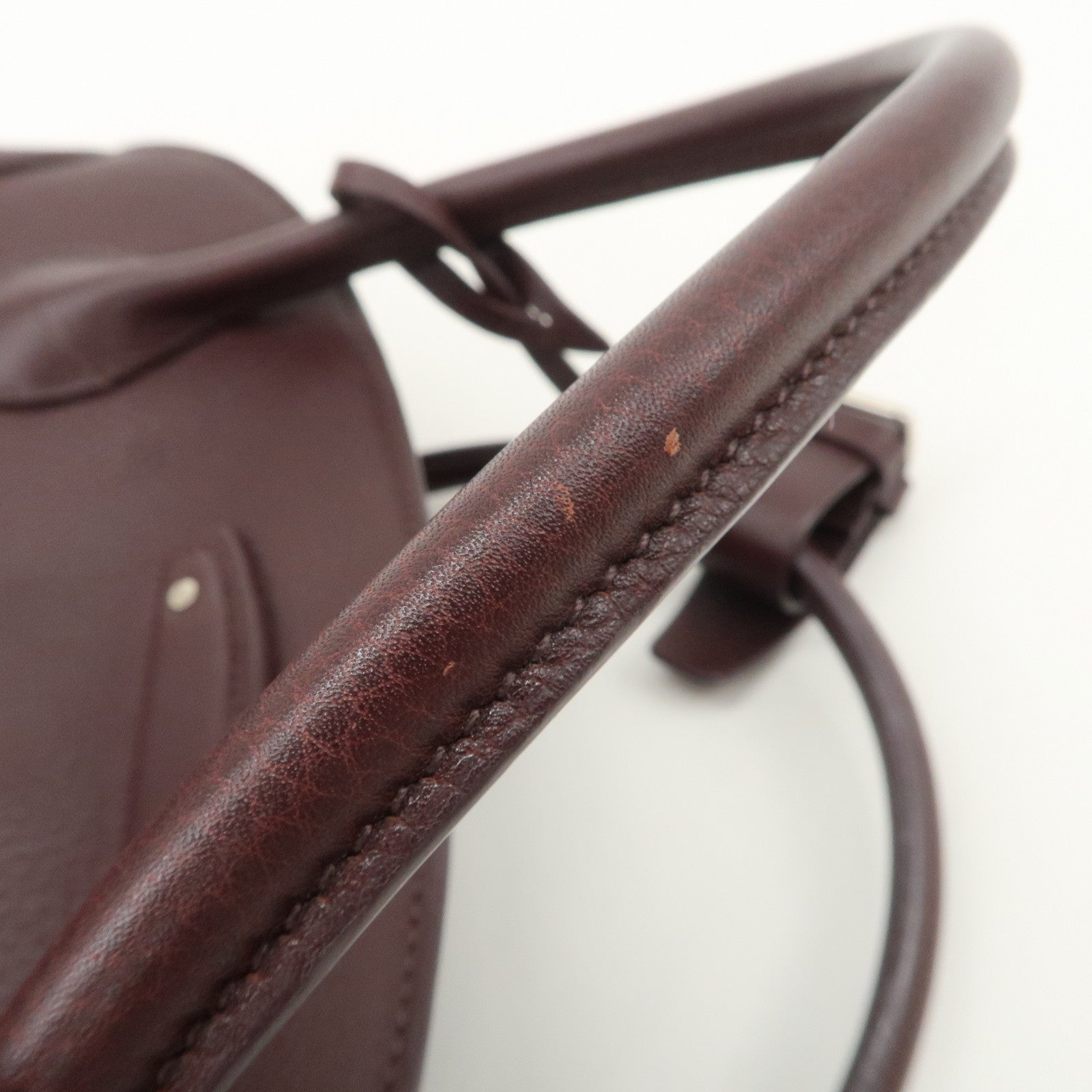 Louis Vuitton Taurillon Mirabilis SPO Hand Bag Cassis M93859
