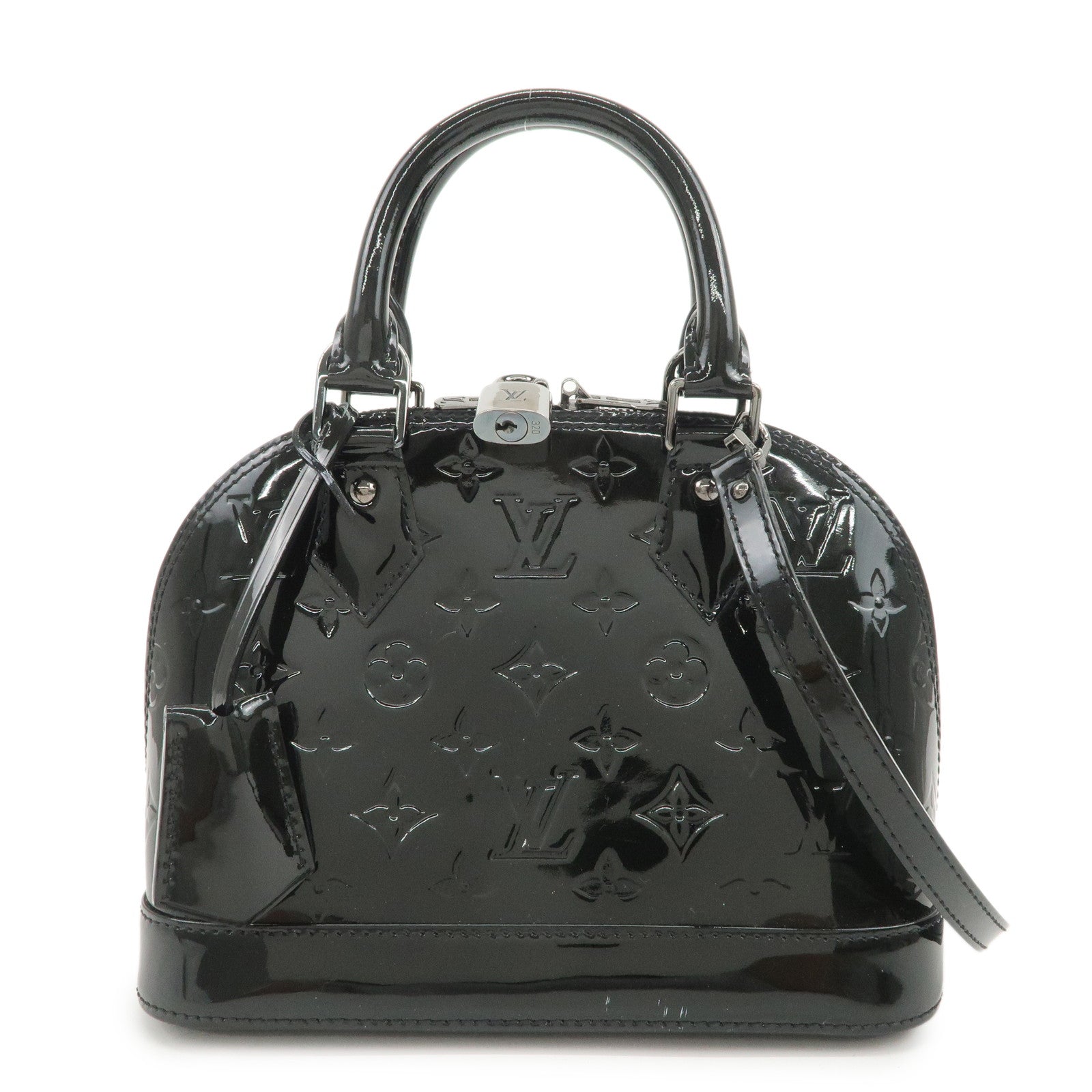 Louis Vuitton Monogram Vernis Alma BB 2Way Hand Bag M90063