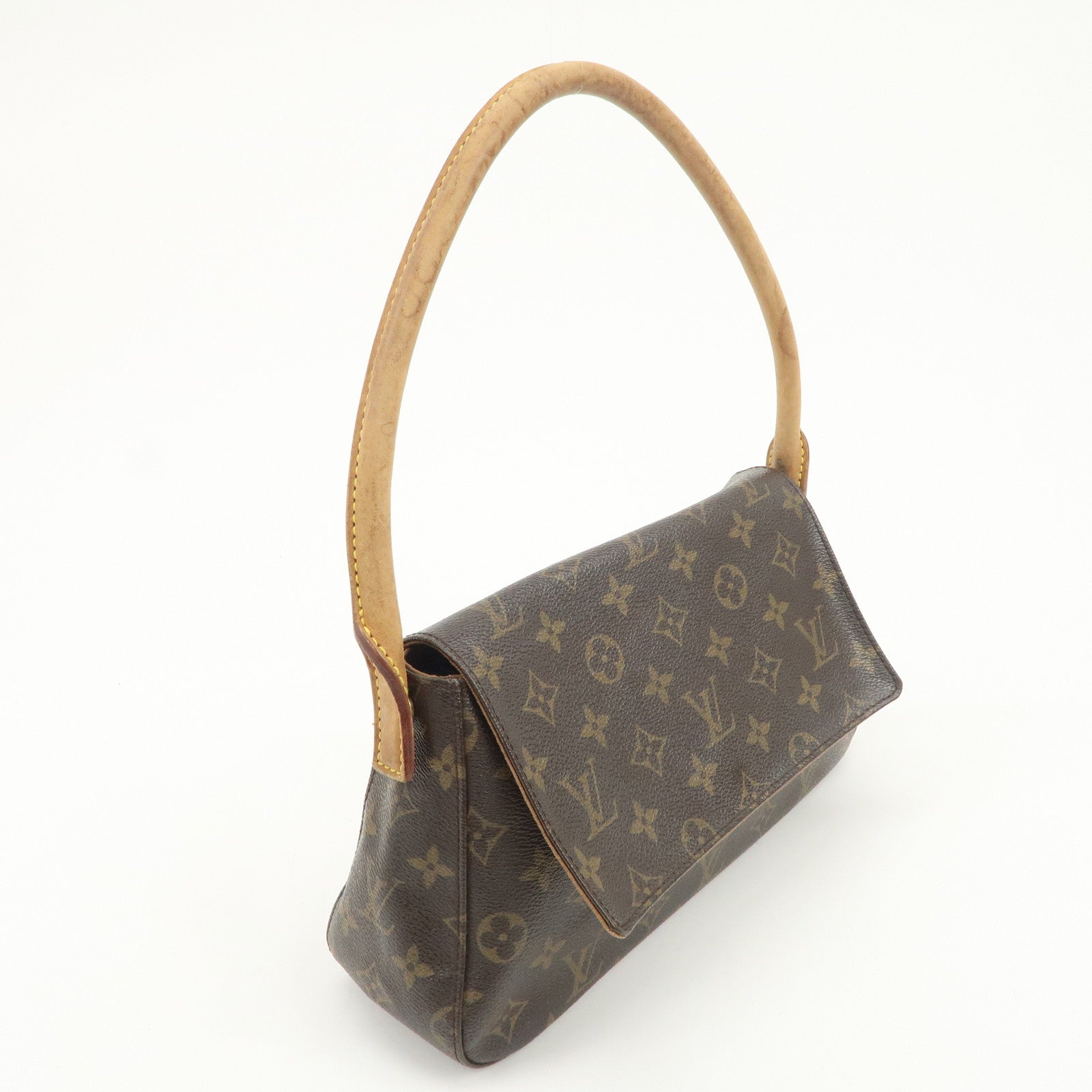 Louis Vuitton Monogram Mini Looping Shoulder Bag Brown M51147