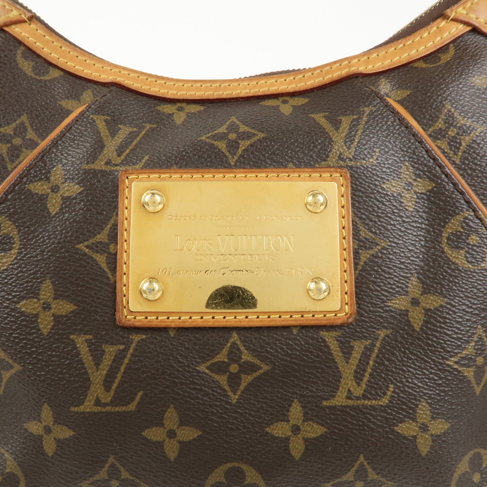 Louis Vuitton Monogram Thames PM Shoulder Bag Brown M56384