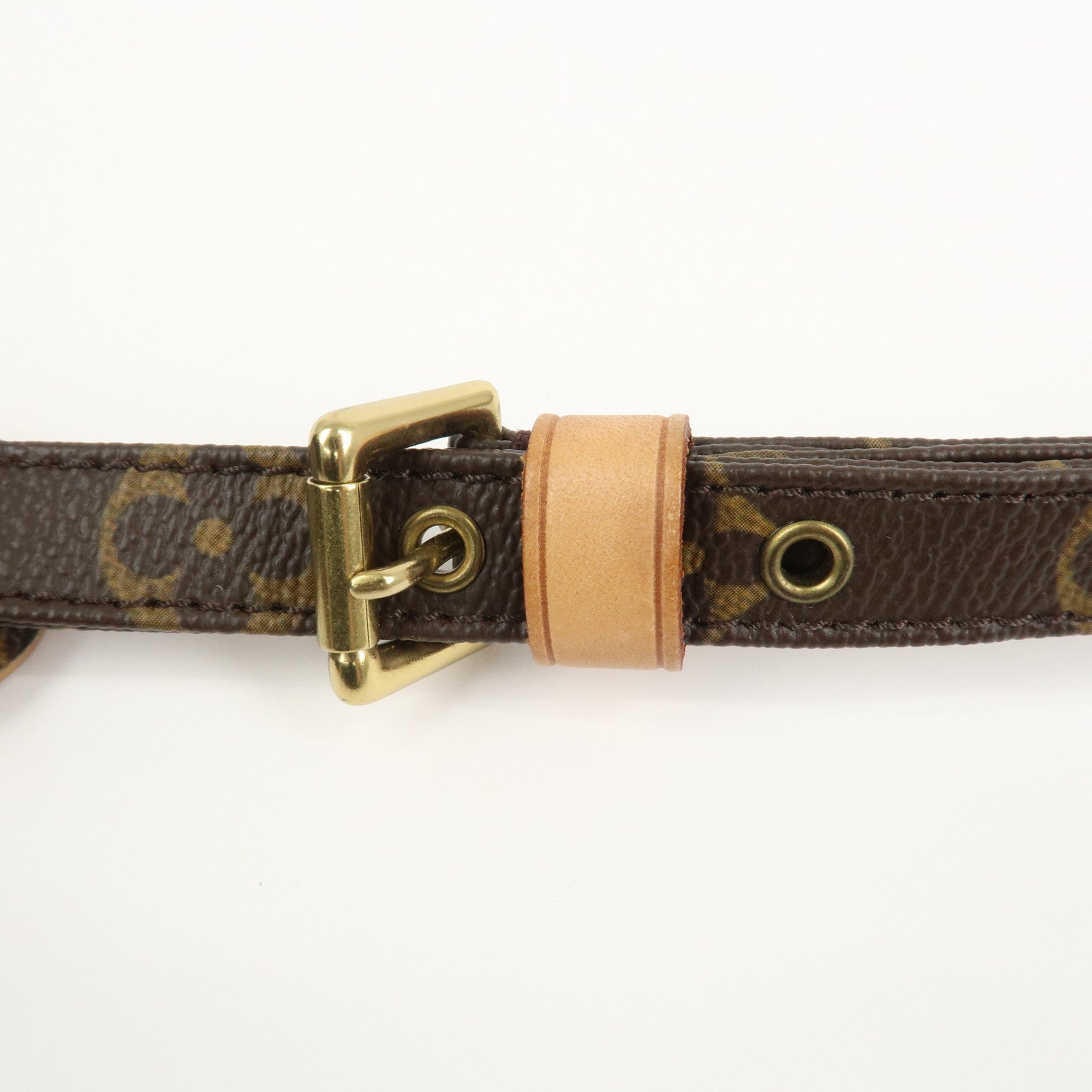 Louis Vuitton Monogram Adjustable Shoulder Strap Brown 120cm J52315