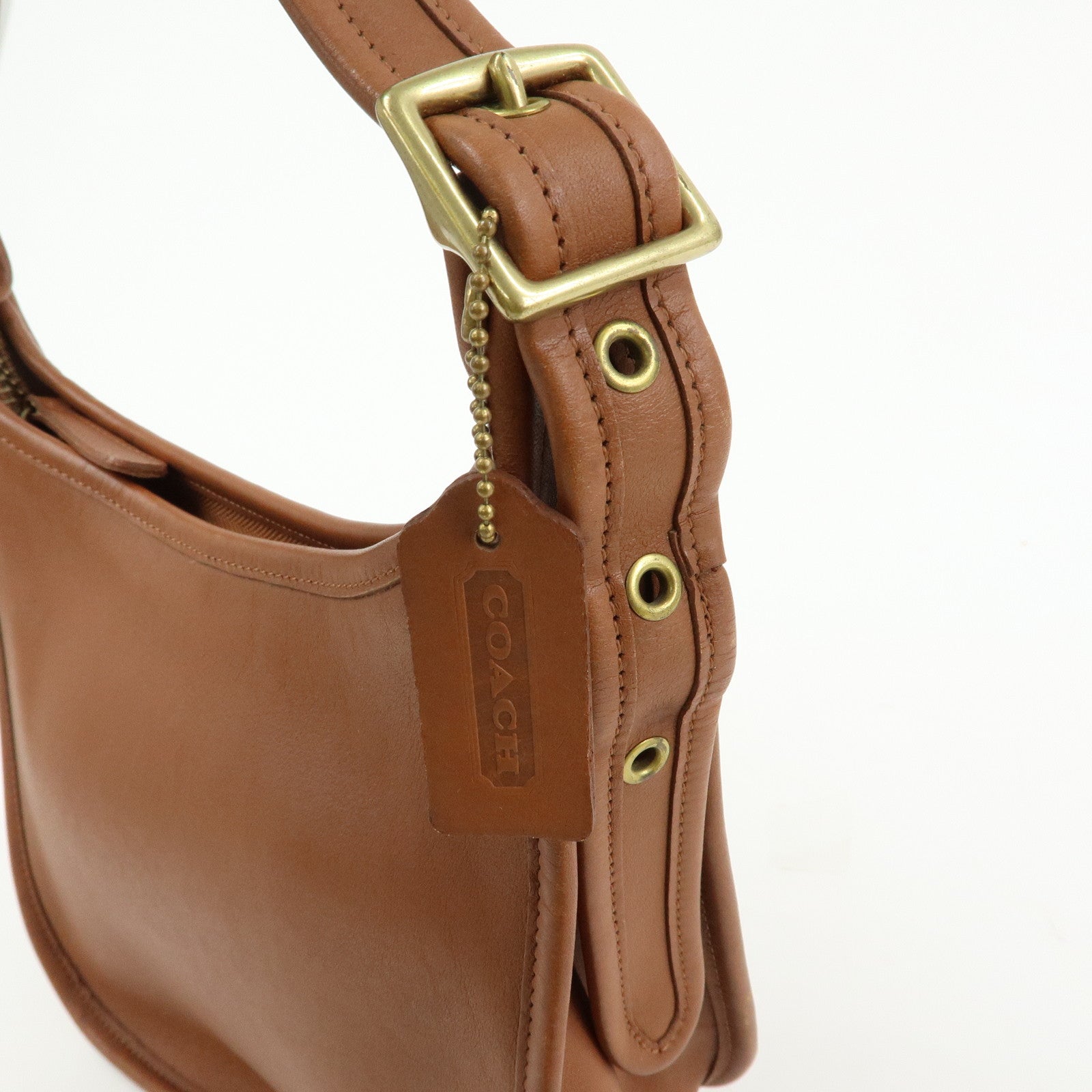 COACH Signature Ergo Set of 2 Leather Canvas Shoulder Bag Brown