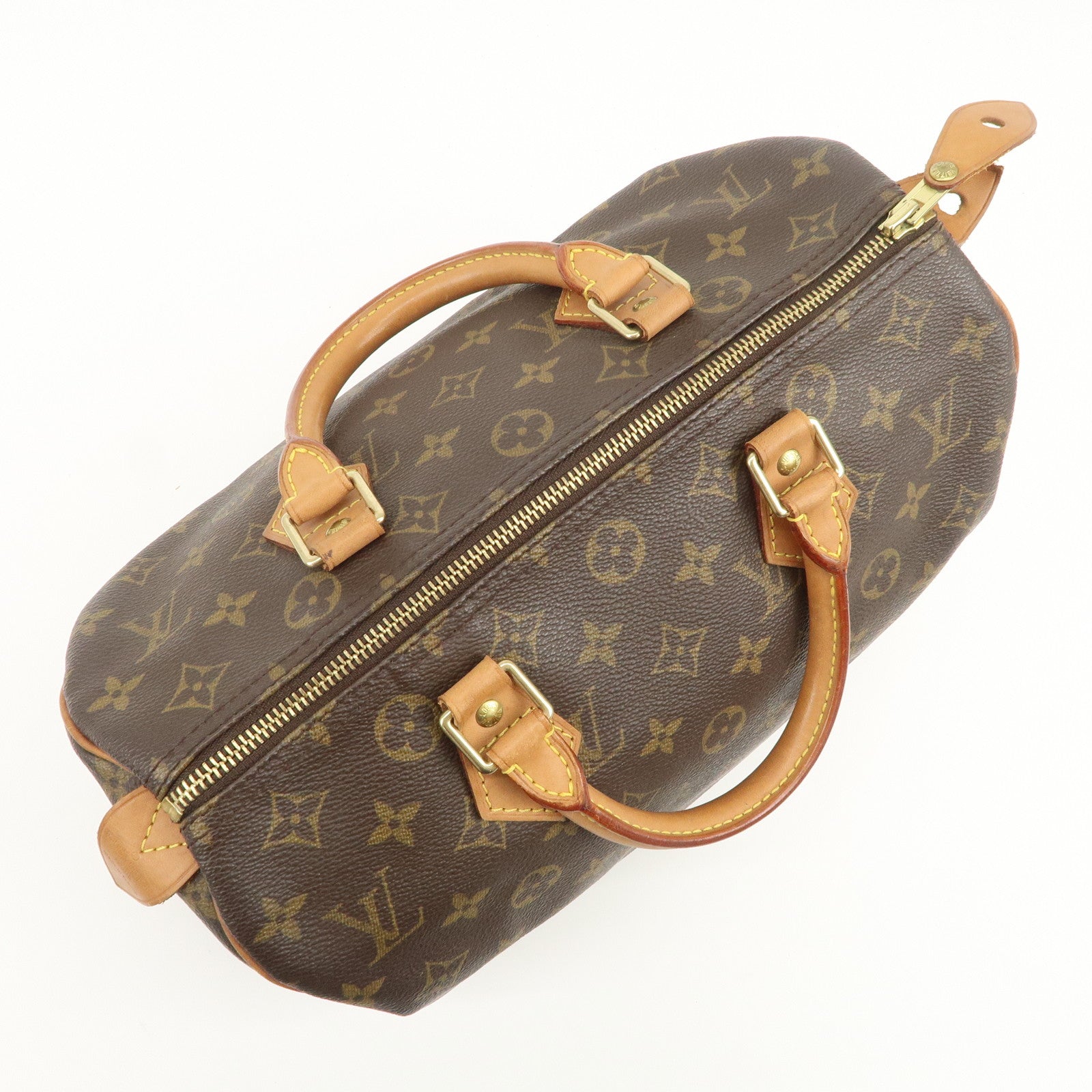 Louis Vuitton Monogram Speedy 30 Boston Bag Hand Bag Brown M41526