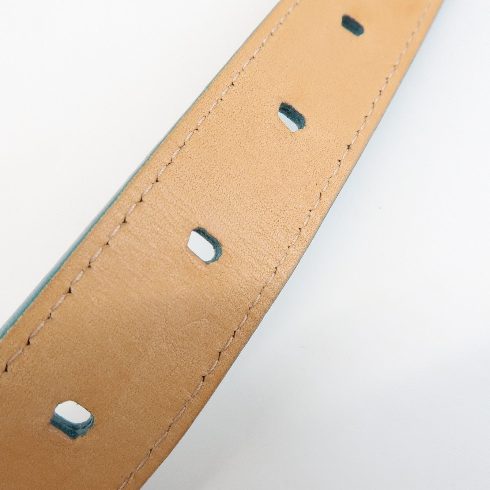 Louis Vuitton Monogram Vernis Leather Ceinture Belt Blue Galactic