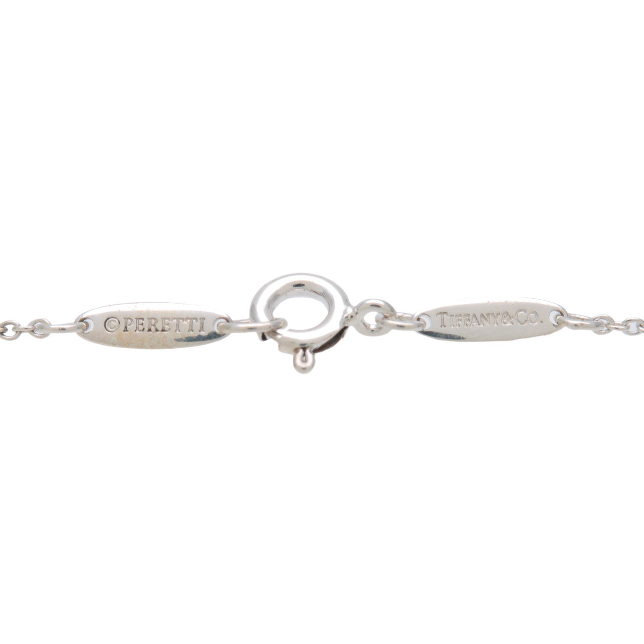 Tiffany & Co Open Heart Necklace SV925 Silver