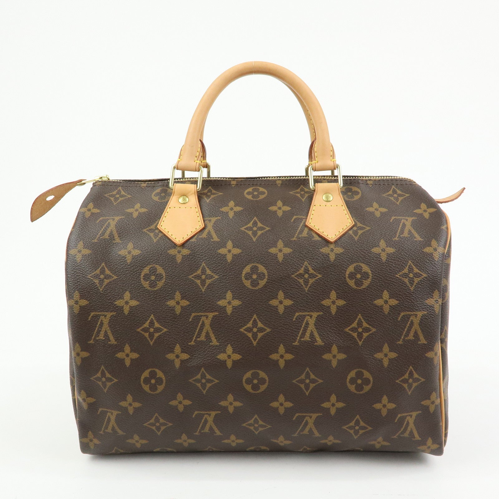 Louis Vuitton Monogram Speedy 30 Boston Bag Hand Bag Brown M41526