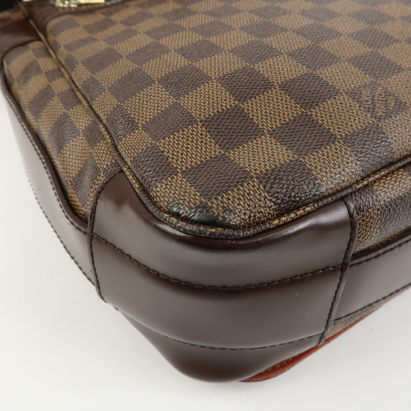 Louis Vuitton Damier Bastille Canvas Shoulder Bag Brown N45258
