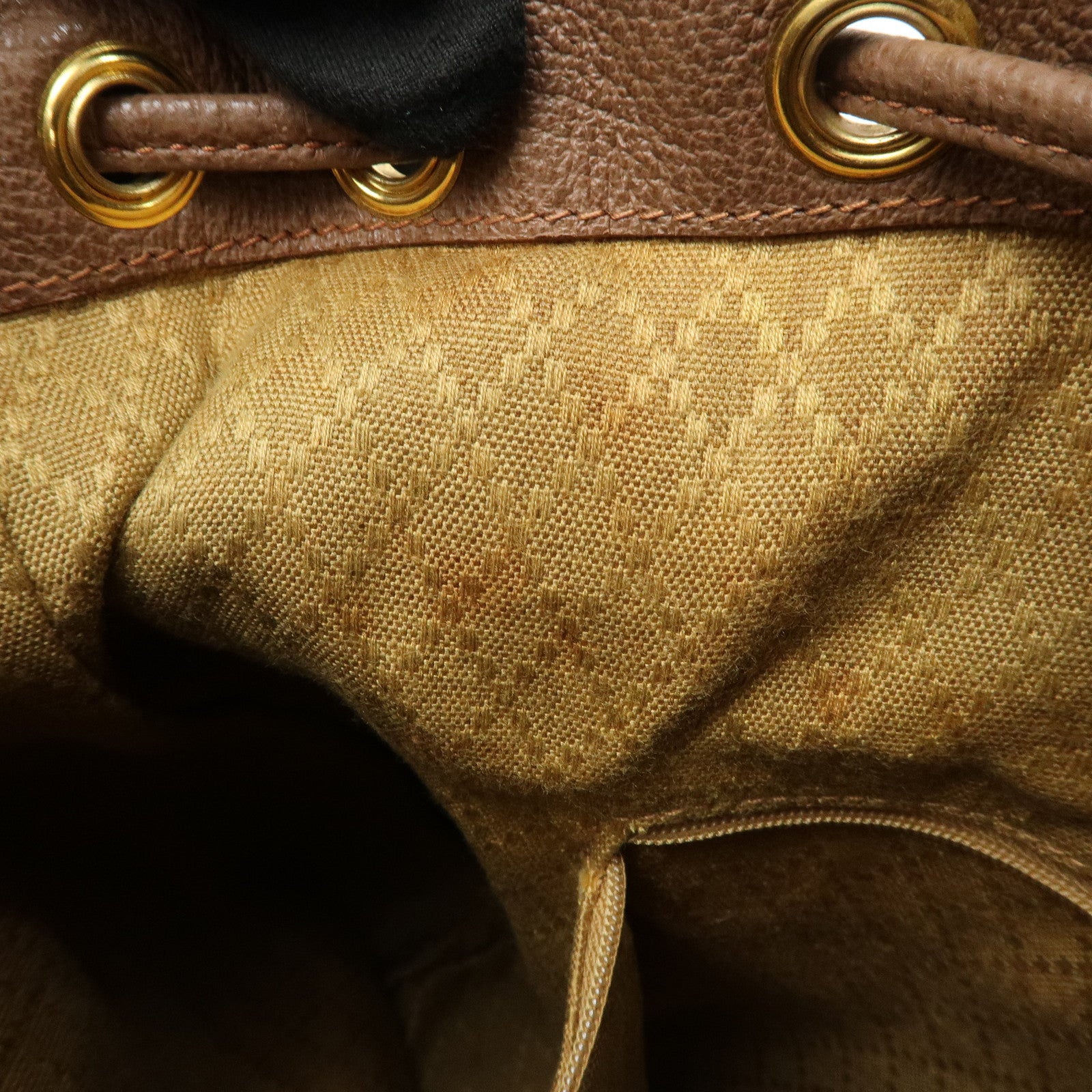 GUCCI Bamboo Suede Leather 2WAY Bag Hand Bag Brown 001・3754・1657