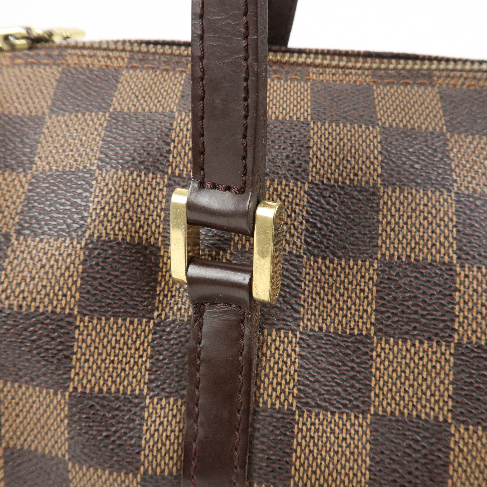 Louis Vuitton Damier Ebene Papillon 30 Hand Bag Brown N51303