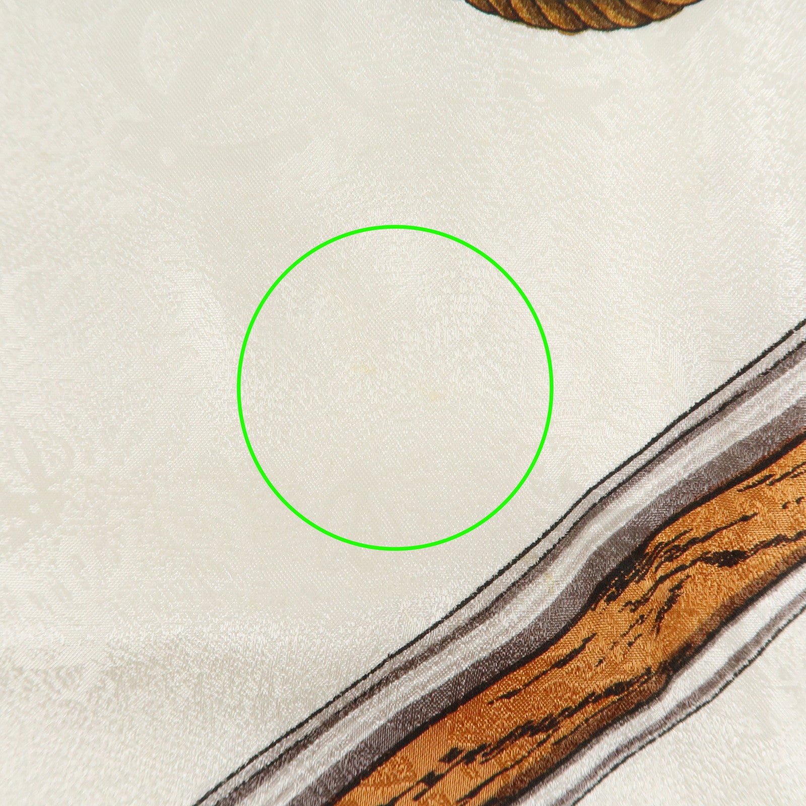 LOEWE Silk 100% Scarf Brown White