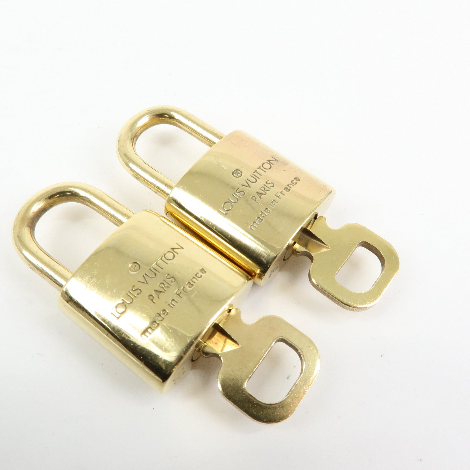 Louis Vuitton Set of 10 Lock & Key Cadena Key Lock Used