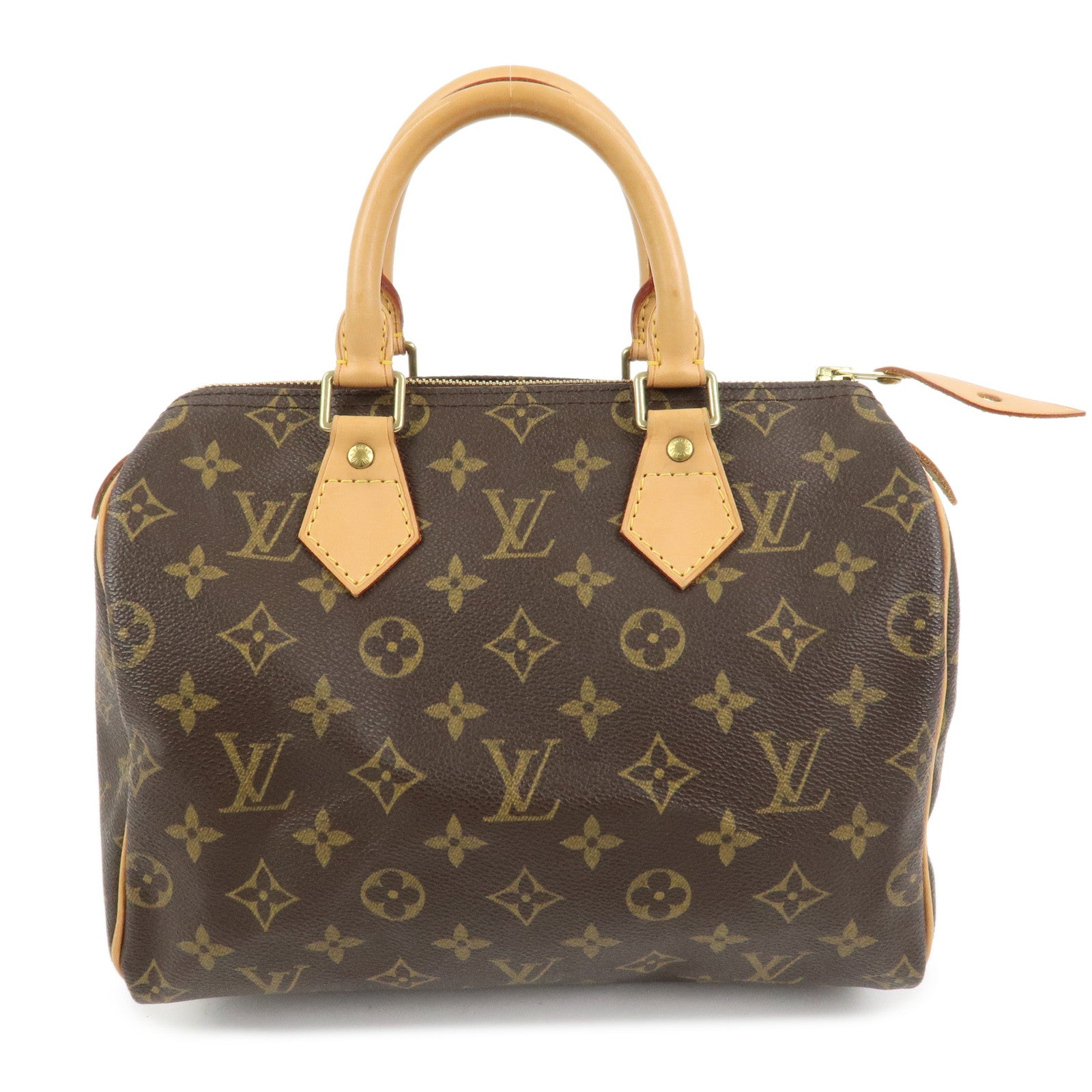 Louis Vuitton Monogram Speedy 25 Boston Bag Hand Bag Brown M41528