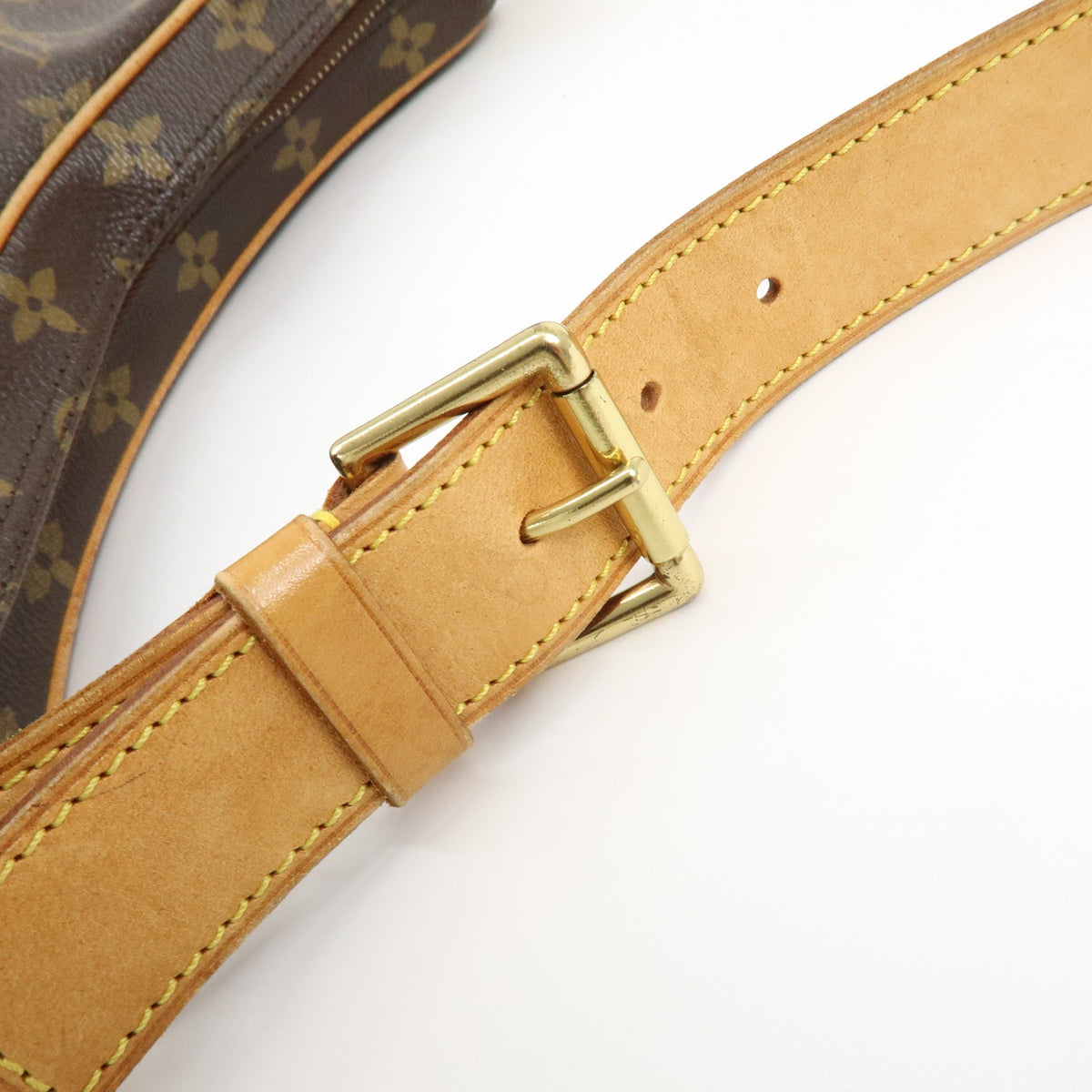 Louis Vuitton Monogram Croissant MM Shoulder Bag Brown M51512