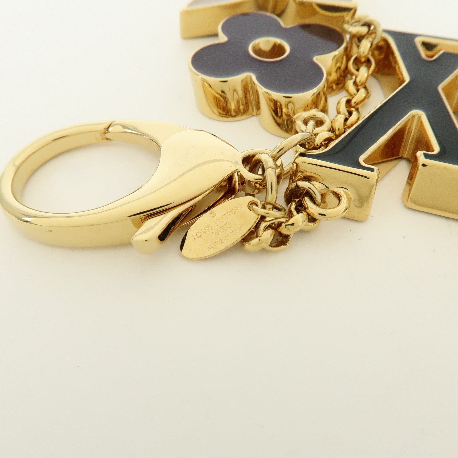 Louis Vuitton Fleur de Monogram Key Chain Bag Charm M67119