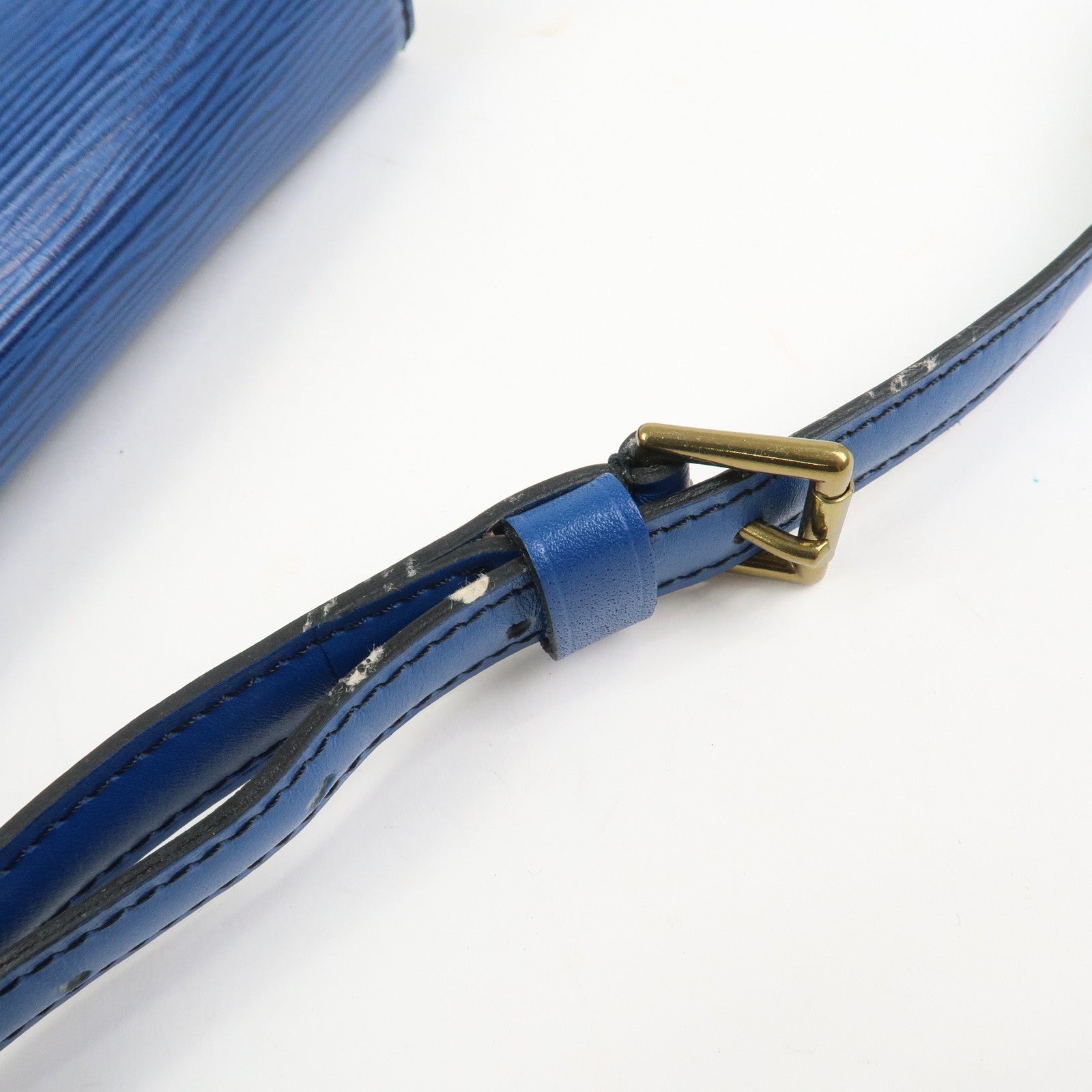 Louis Vuitton Epi Saint Cloud Shoulder Bag Toledo Blue M52195