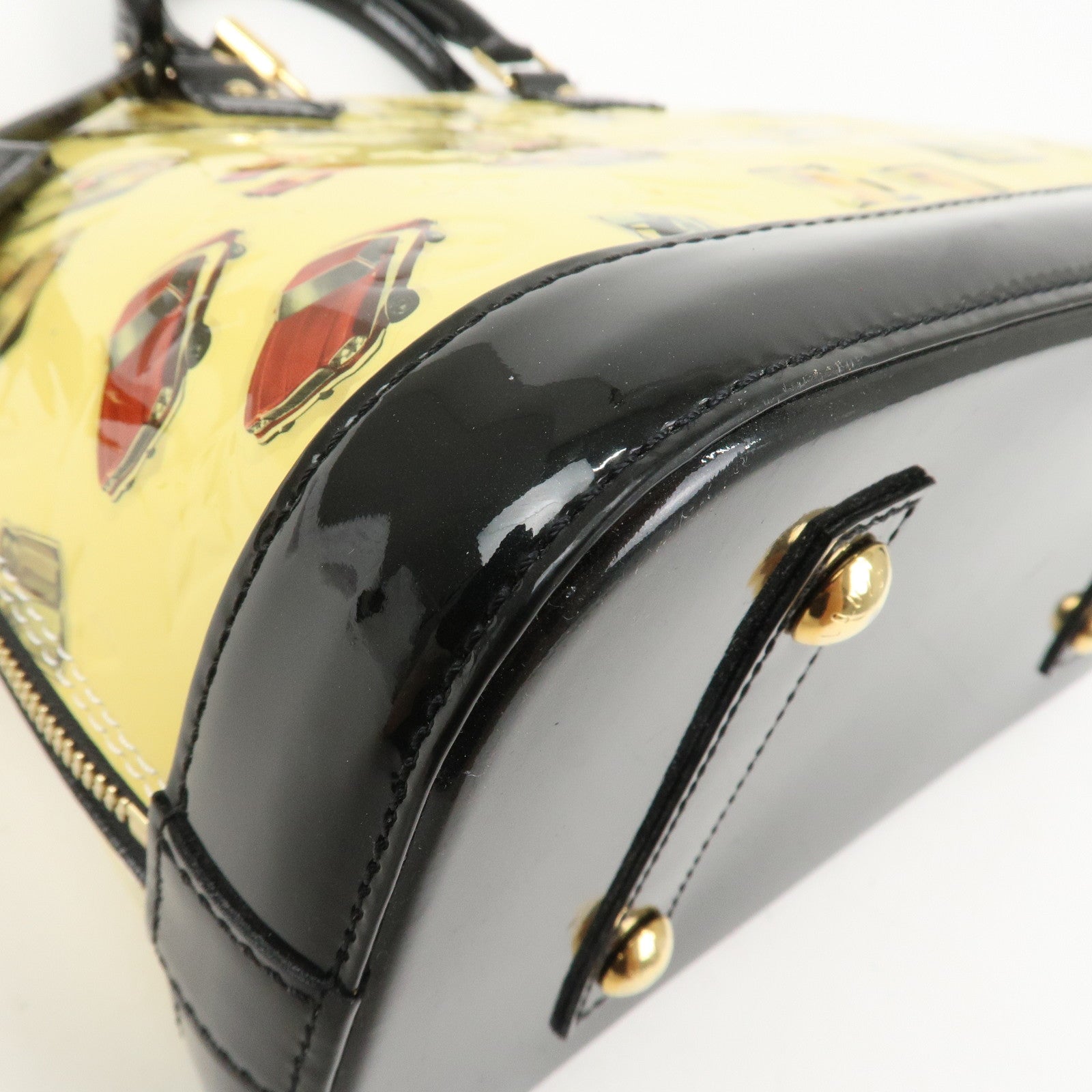 Louis Vuitton Monogram Vernis Sticker Alma PM Hand Bag M50466