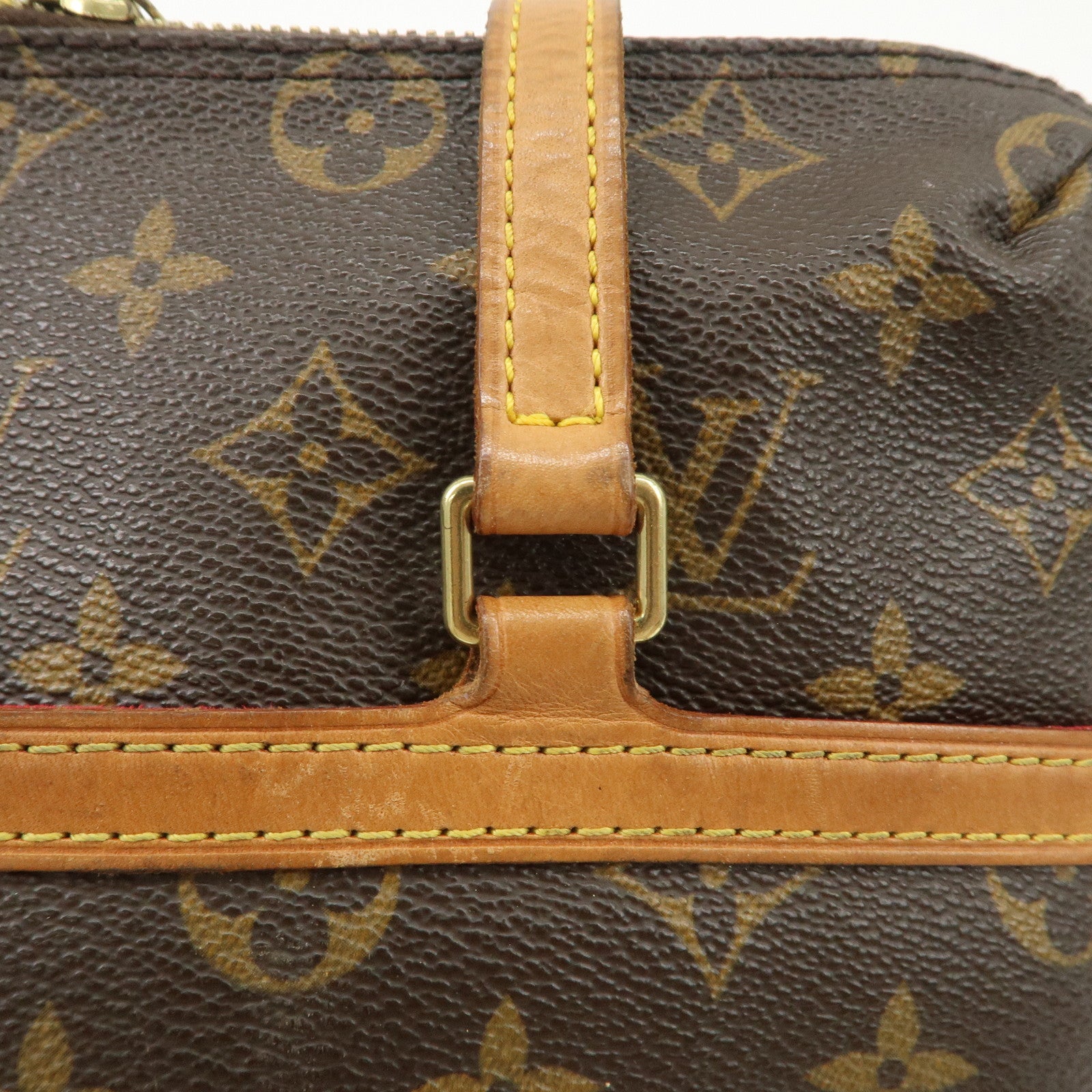 Louis Vuitton Monogram Coussin GM Hand Bag Shoulder Bag Brown M51141 Used