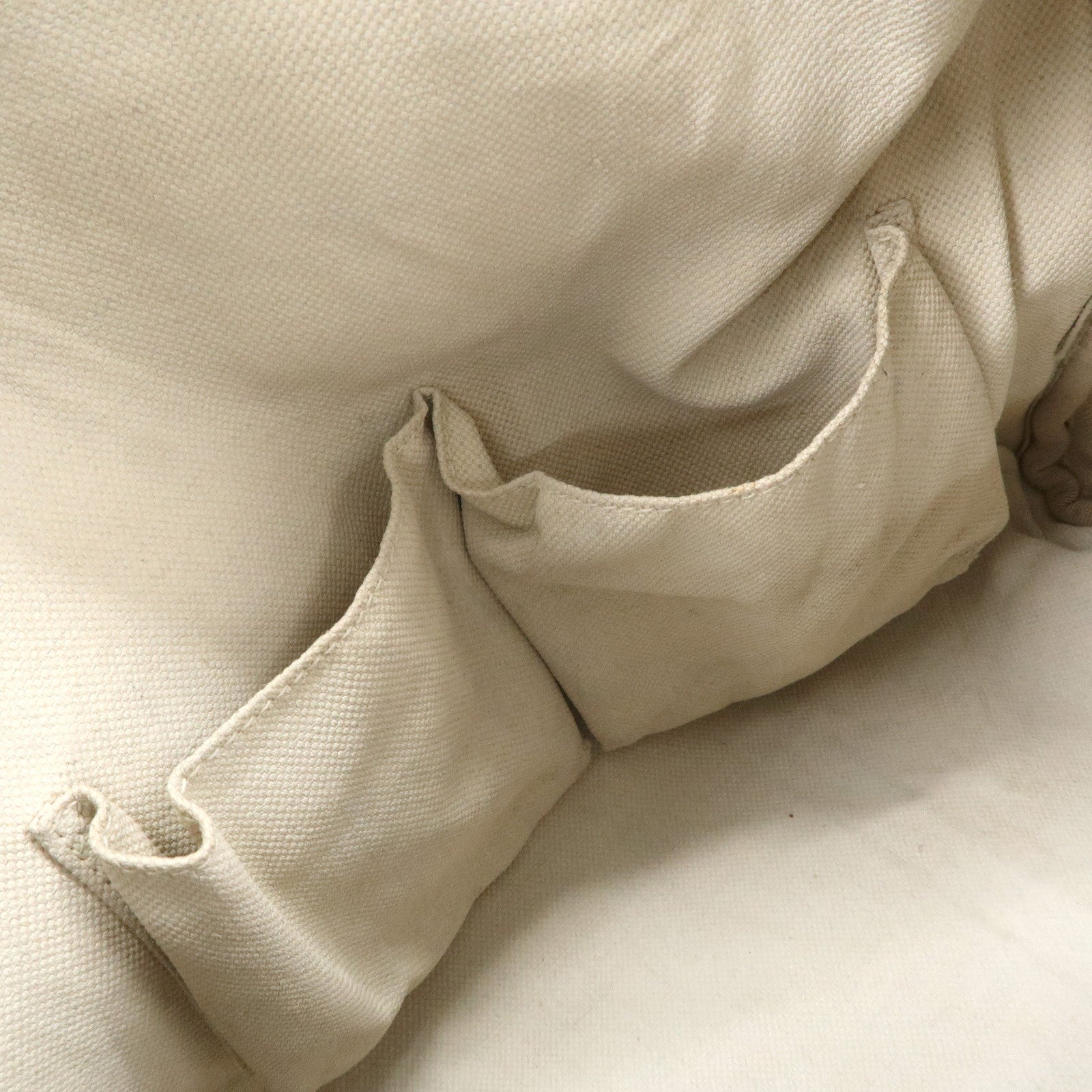 GUCCI Sherry GG Canvas Leather 2Way Bag Boston Bag Beige 247205 Used