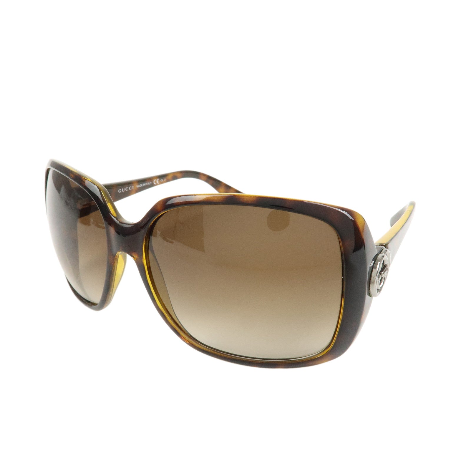 GUCCI Interlocking G Plastic Tortoiseshell GG 3166/S 59□15-115