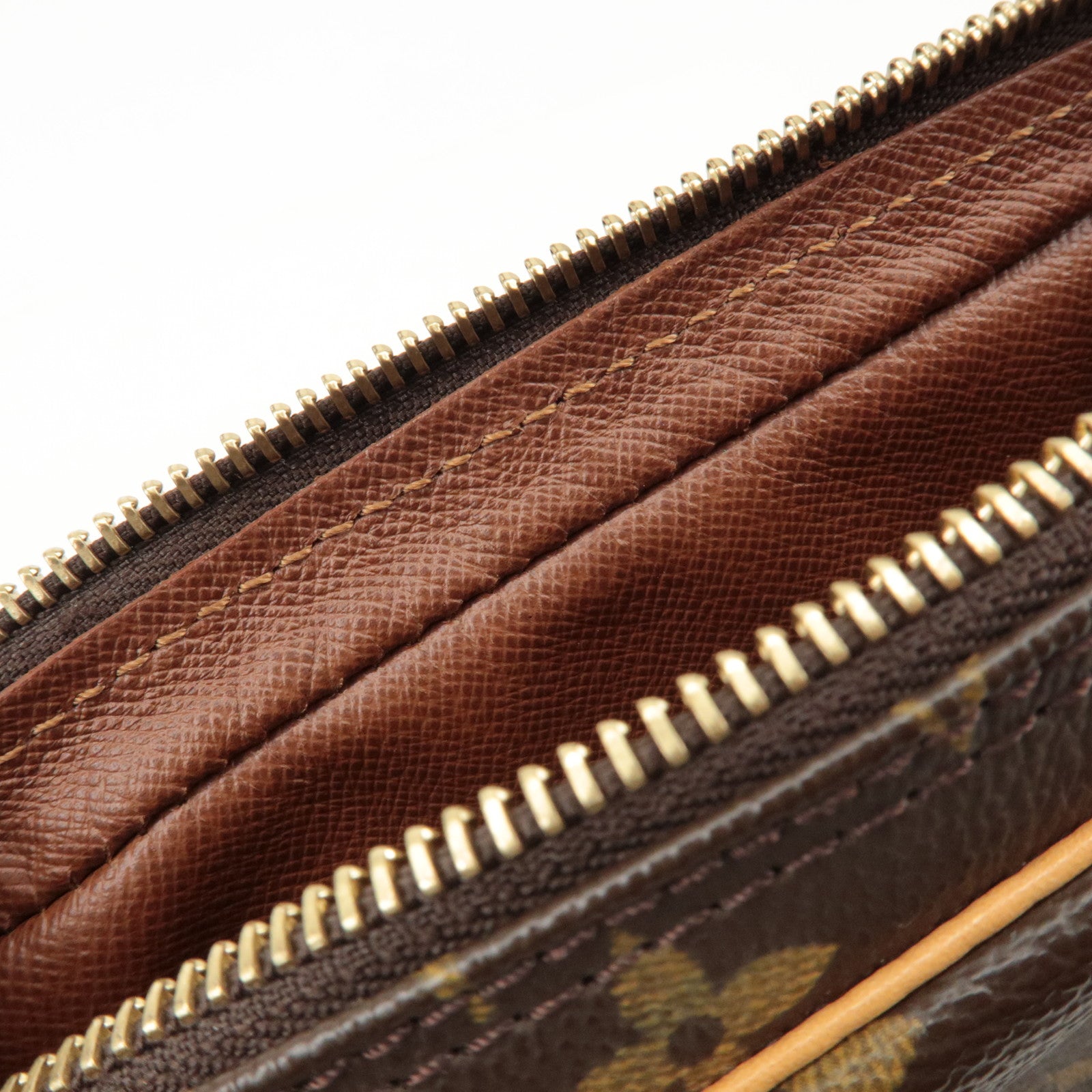 Louis Vuitton Monogram Pochette Marly Bandouliere Bag Brown M51828 Used