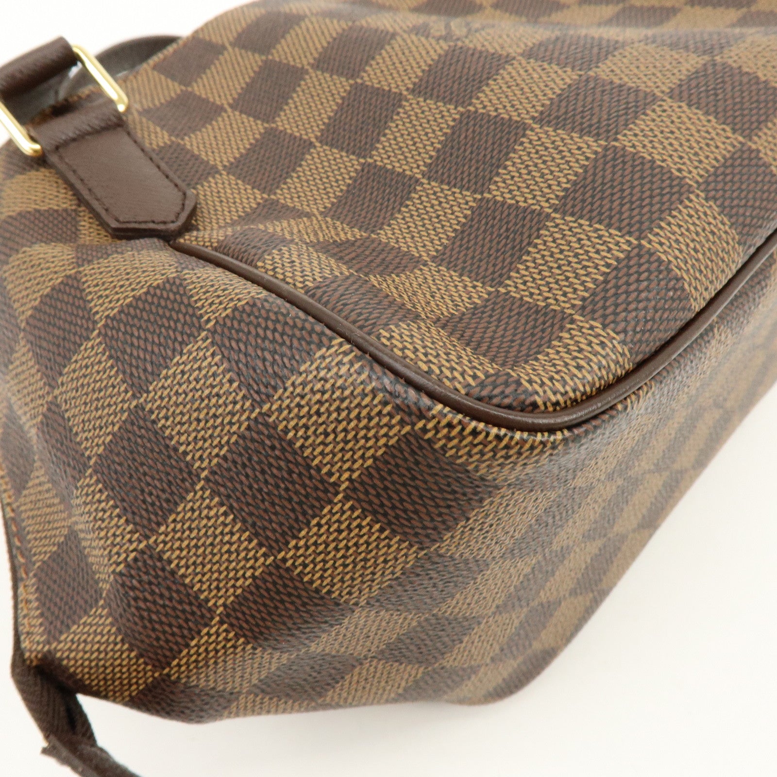 Louis Vuitton Damier Canvas Belem PM Hand Bag Brown N51173